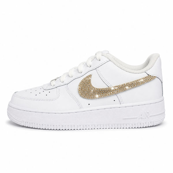 NIKE AIR FORCE 1 LOW 07 GOLD CSILLÁM CUSTOM
