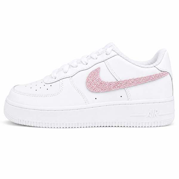 NIKE AIR FORCE 1 LOW 07 WHITE BABY PINK CSILLÁM CUSTOM