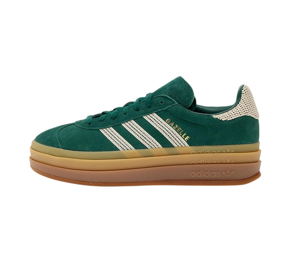 ADIDAS GAZELLE BOLD COLLEGIATE GREEN WHITE GOLD