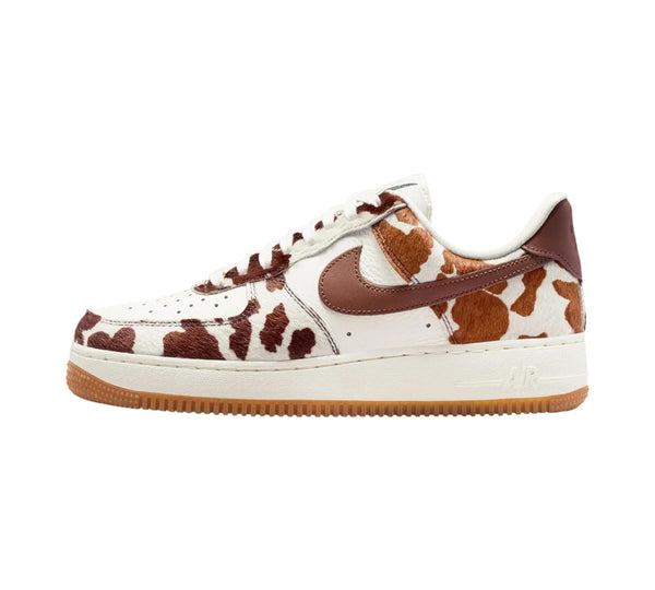 NIKE AIR FORCE 1 LOW COW PRINT FIELD BROWN