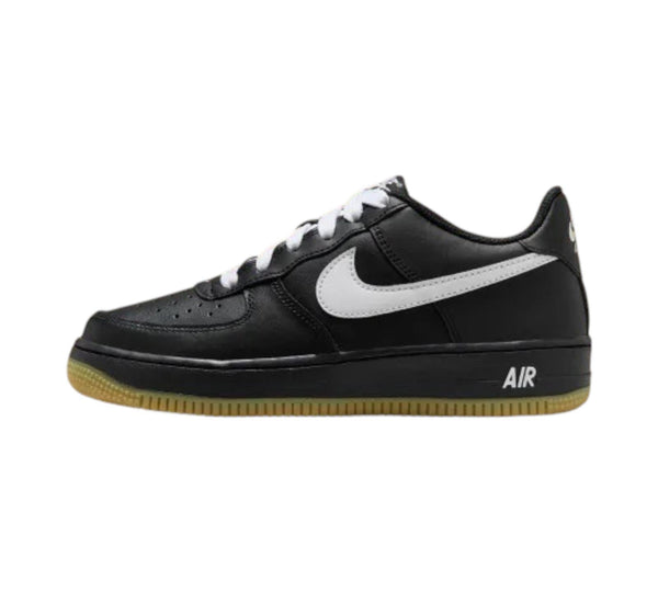 NIKE AIR FORCE 1 LOW LV8 BLACK GUM LIGHT BROWN WHITE