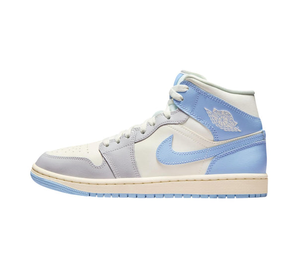 JORDAN 1 MID PSYCHIC BLUE SAIL COCONUT MILK