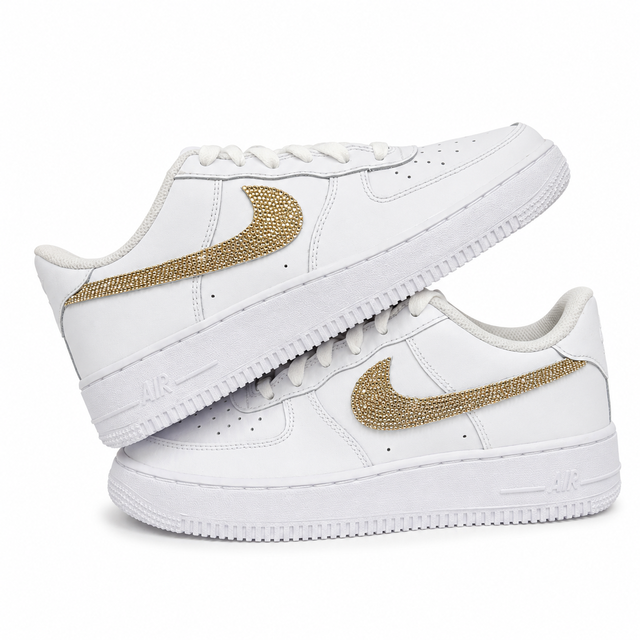NIKE AIR FORCE 1 LOW 07 GOLD CSILLÁM CUSTOM