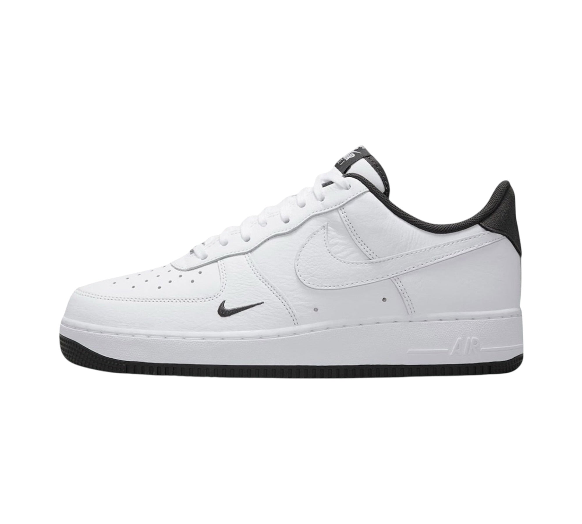 NIKE AIR FORCE 1 LOW '07 WHITE ANTHRACITE MINI SWOOSH