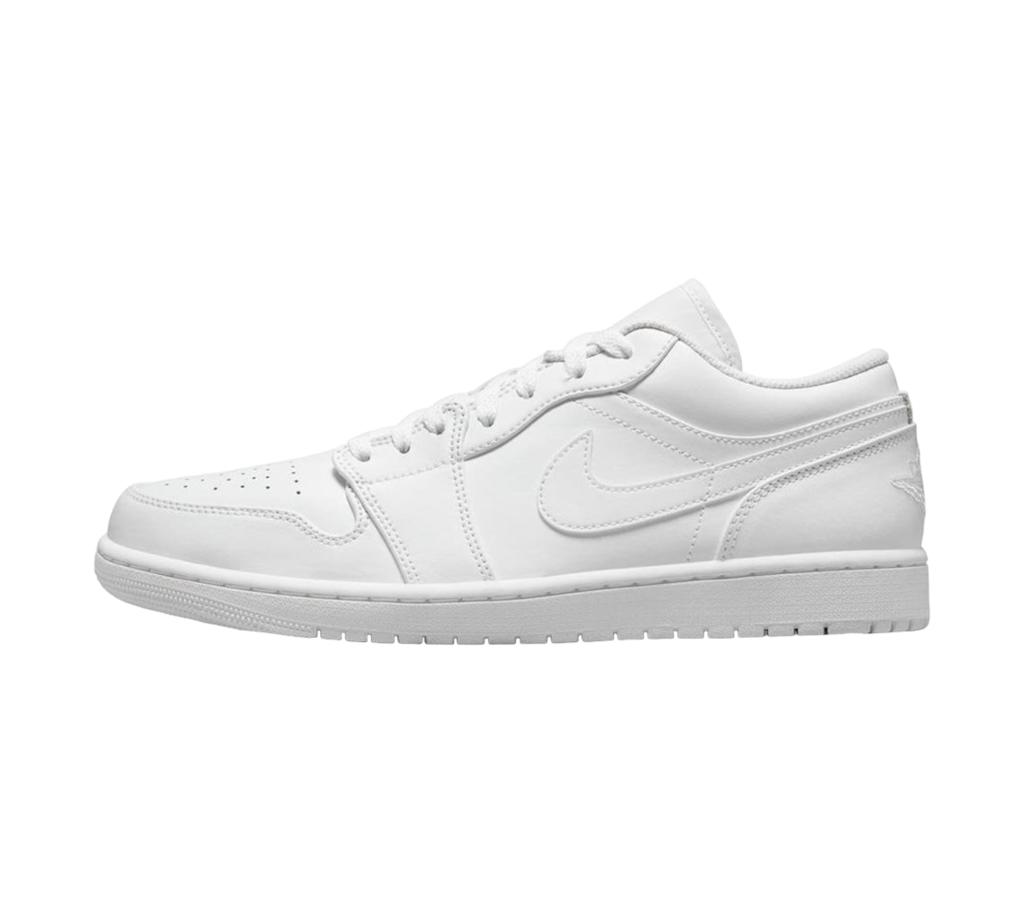 JORDAN 1 LOW TRIPLE WHITE