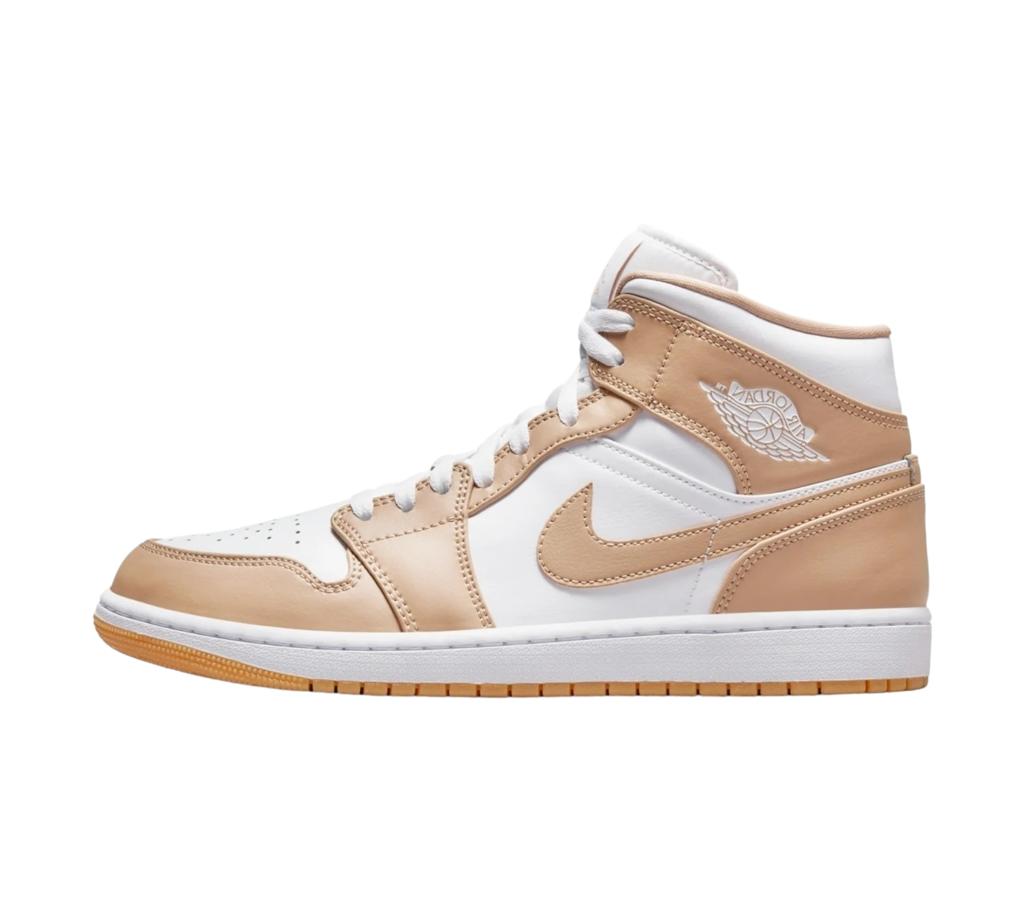 JORDAN 1 MID TAN GUM