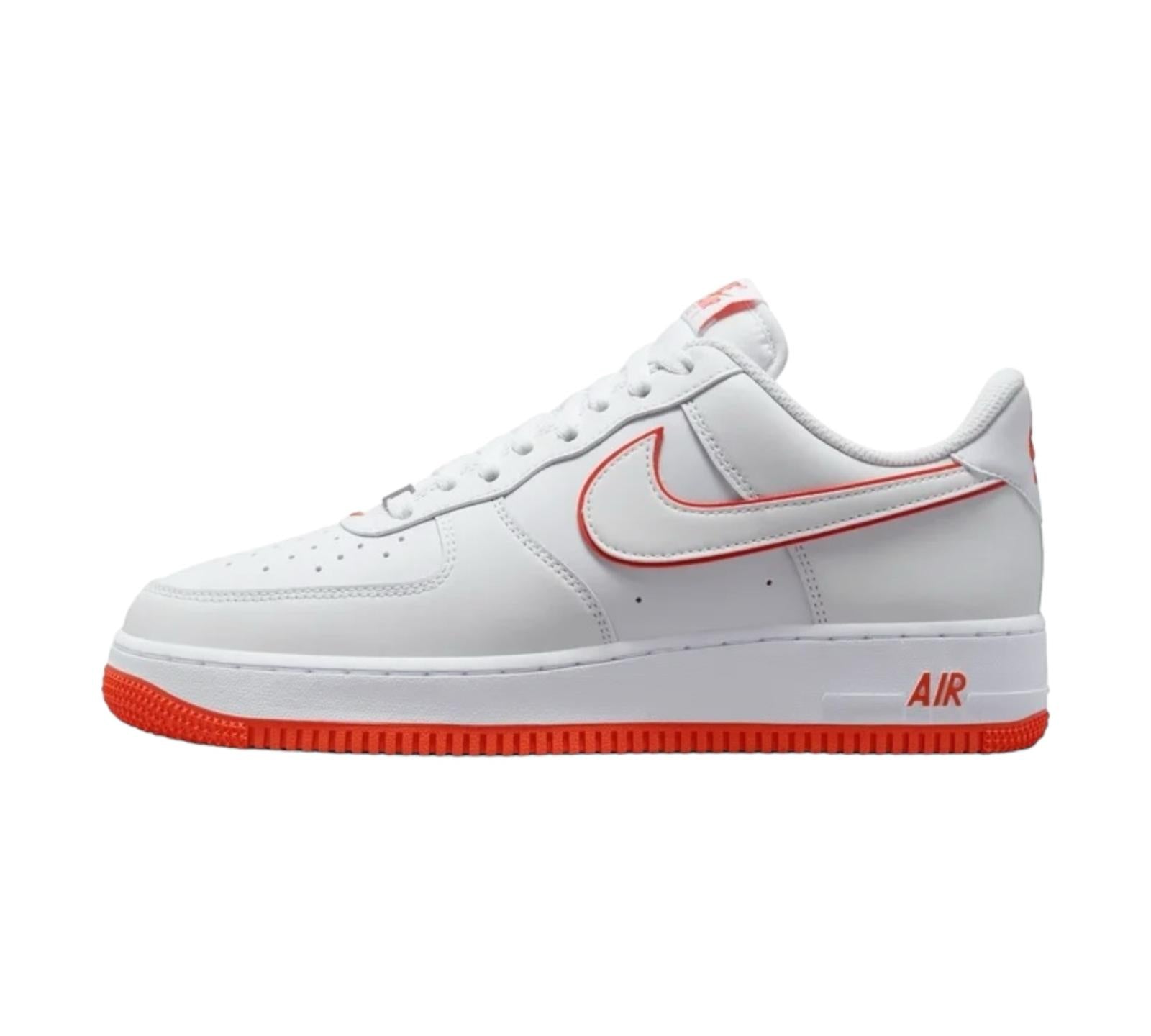 NIKE AIR FORCE 1 LOW '07 WHITE PICANTE RED