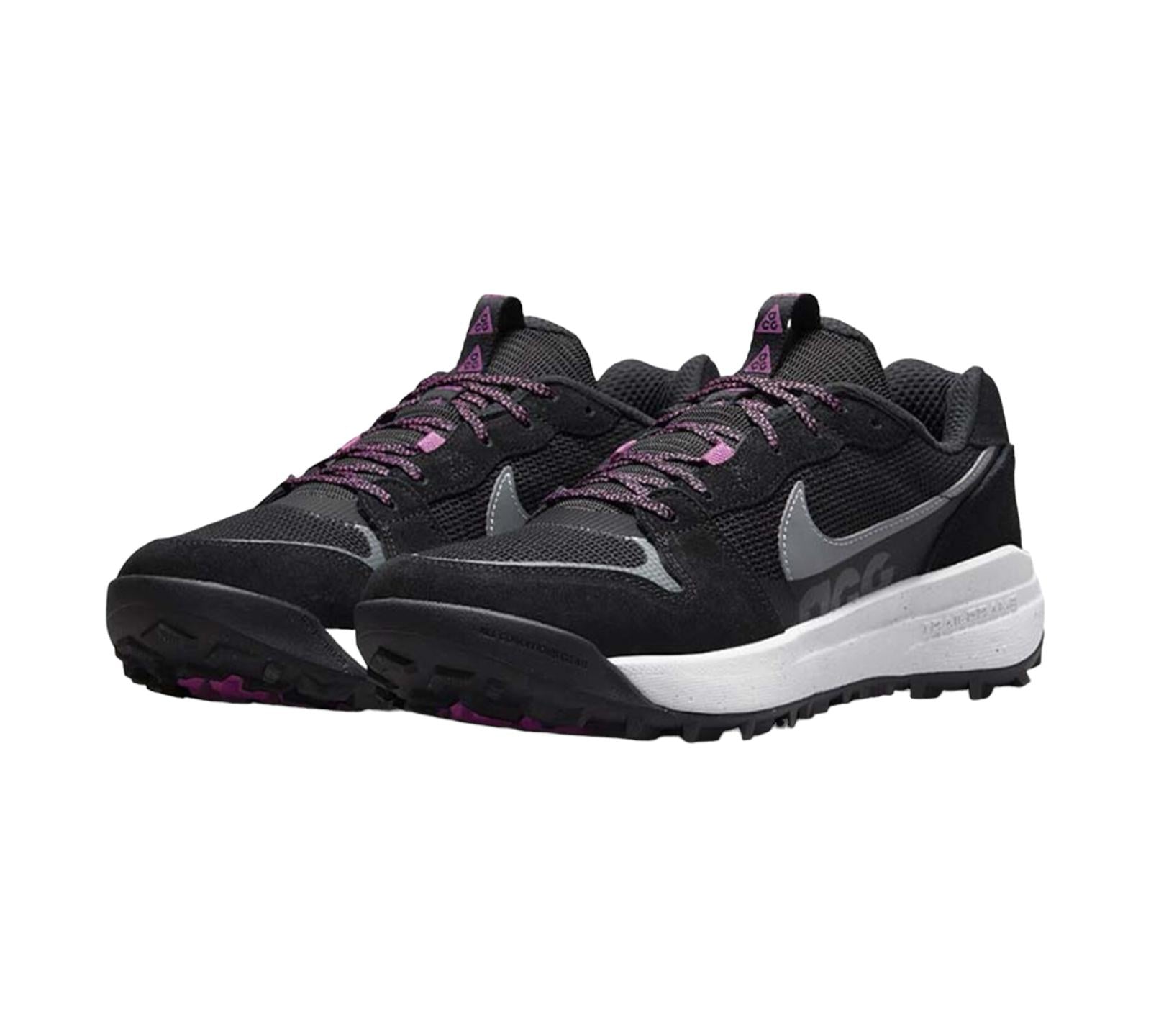 M NIKE ACG LOWCATE BLACK COOL GREY HYPER VIOLET