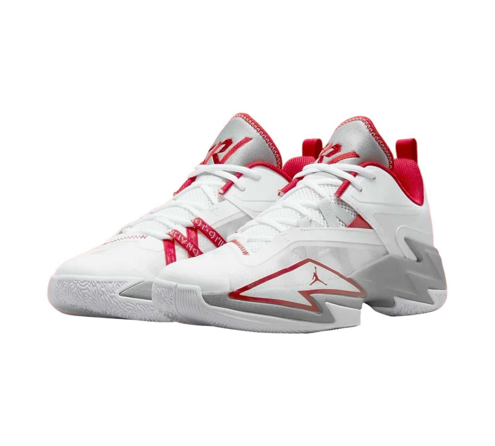 M JORDAN ONE TAKE 3 WHITE GYM RED