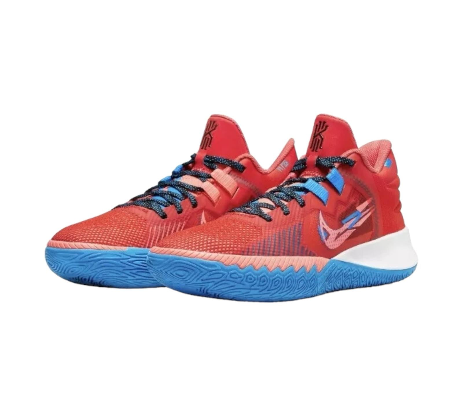 M NIKE KYRIE FLYTRAP V HABANERO RED BLUE HERO