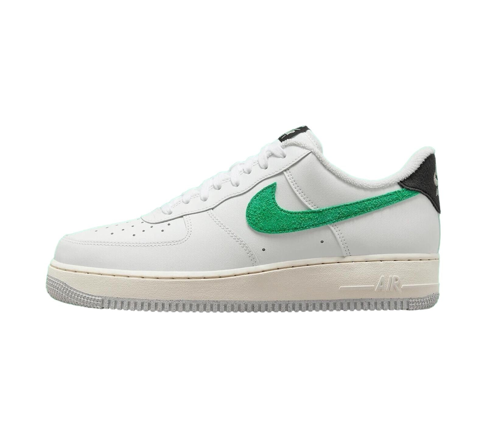 NIKE AIR FORCE 1 LOW '07 WHITE MALACHITE SWOOSH