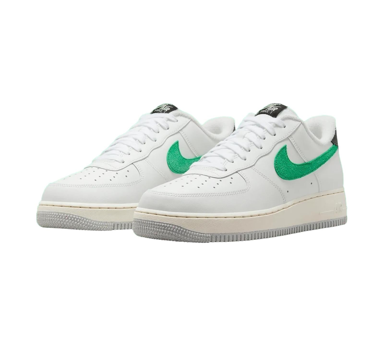 NIKE AIR FORCE 1 LOW '07 WHITE MALACHITE SWOOSH