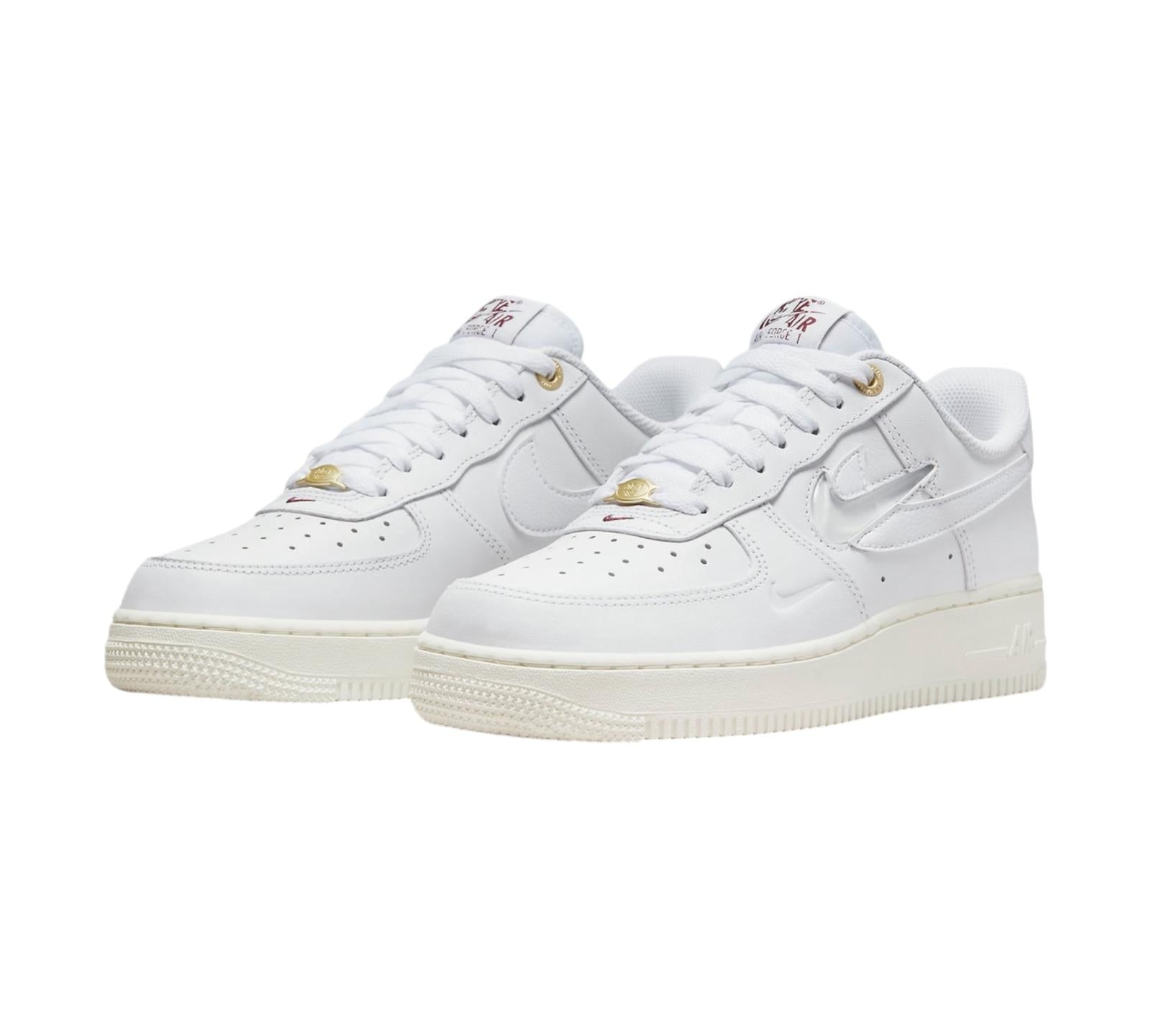 NIKE AIR FORCE 1 LOW '07 PREMIUM HISTORY OF LOGOS WHITE SAIL