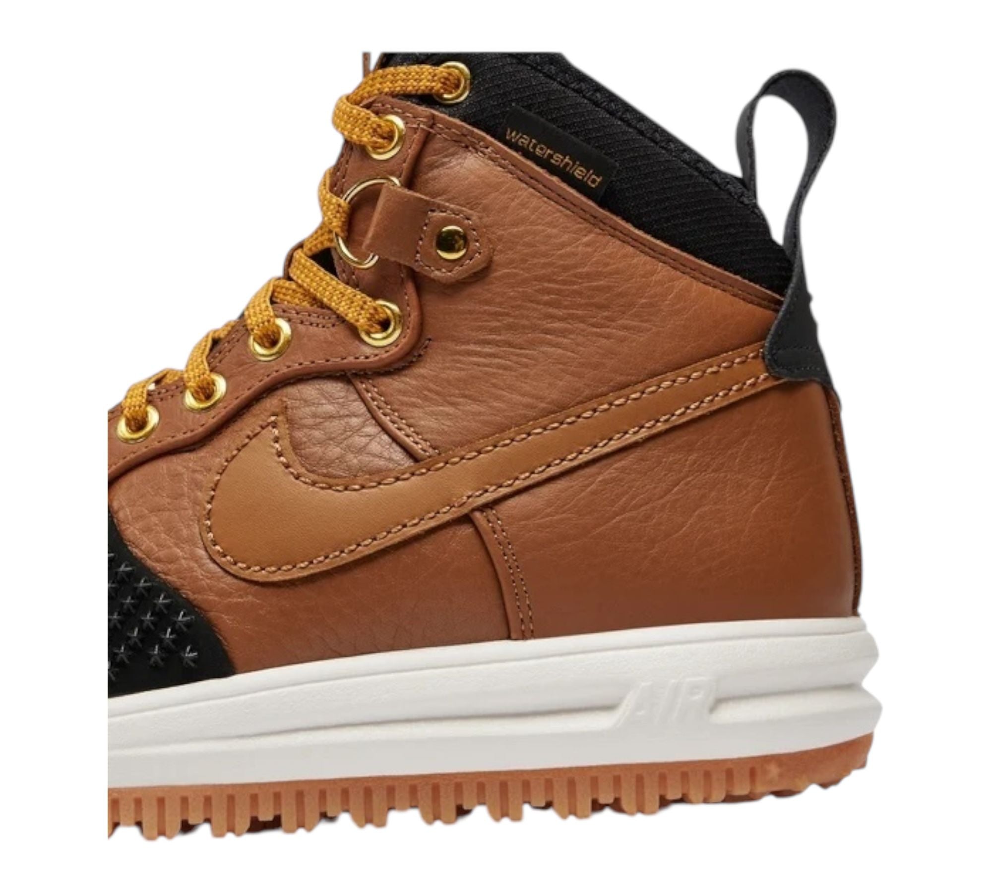NIKE LUNAR FORCE 1 HIGH DUCKBOOT ALE BROWN BLACK