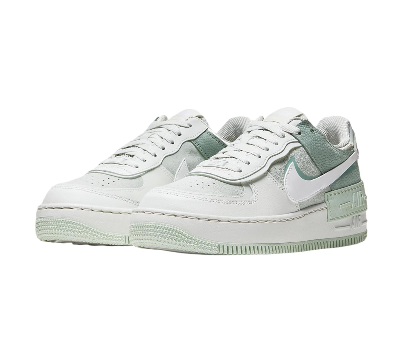 NIKE AIR FORCE 1 LOW SHADOW SPRUCE AURA WHITE