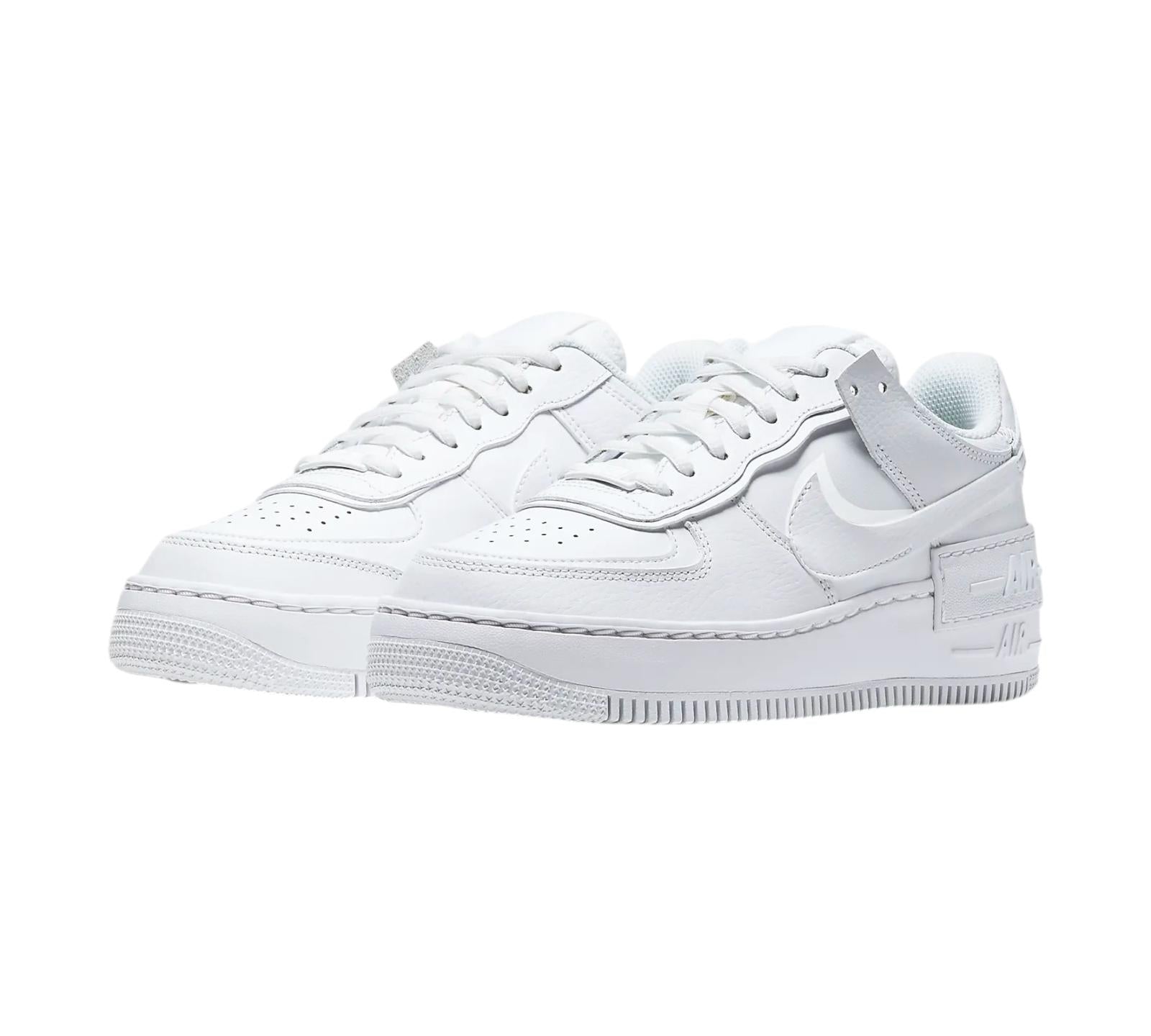 NIKE AIR FORCE 1 LOW SHADOW TRIPLE WHITE