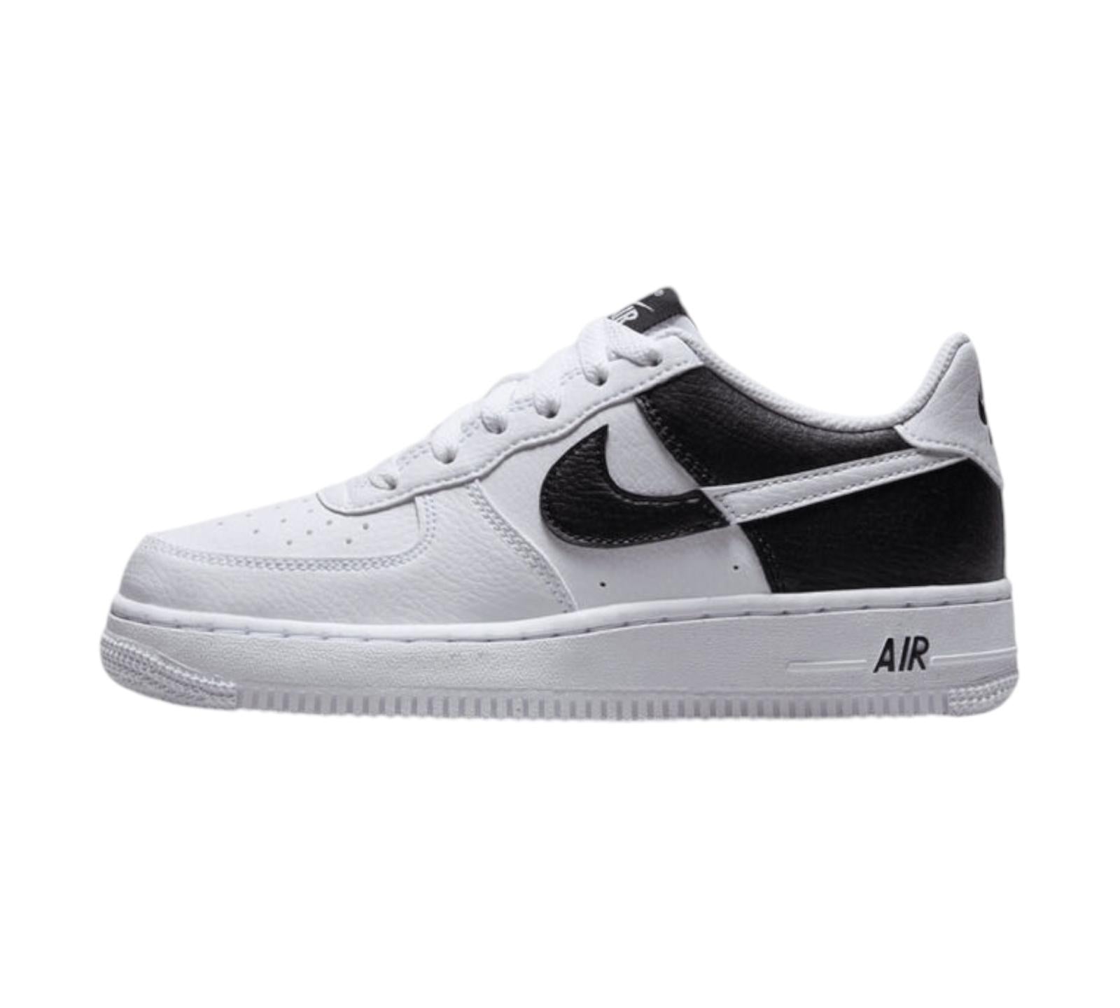 NIKE AIR FORCE 1 LOW WHITE BLACK SPLIT