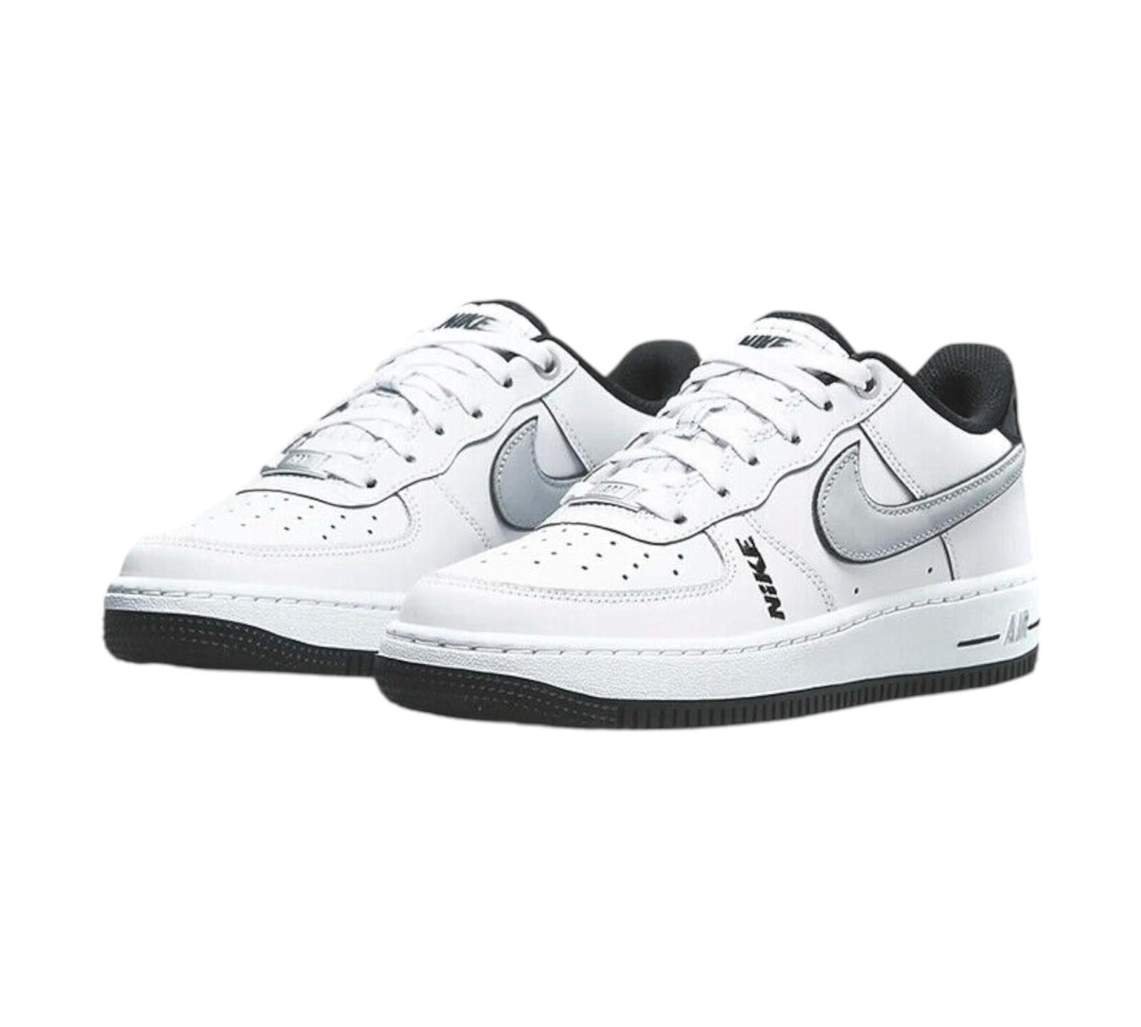 NIKE AIR FORCE 1 LOW LV8 WHITE WOLF GREY BLACK