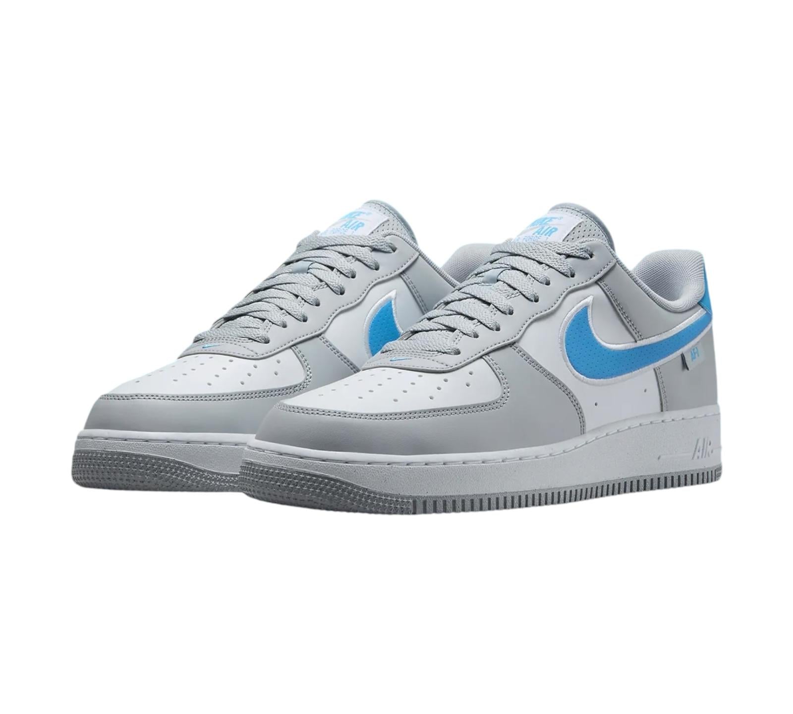 NIKE AIR FORCE 1 LOW '07 NEXT NATURE WOLF GREY UNIVERSITY BLUE
