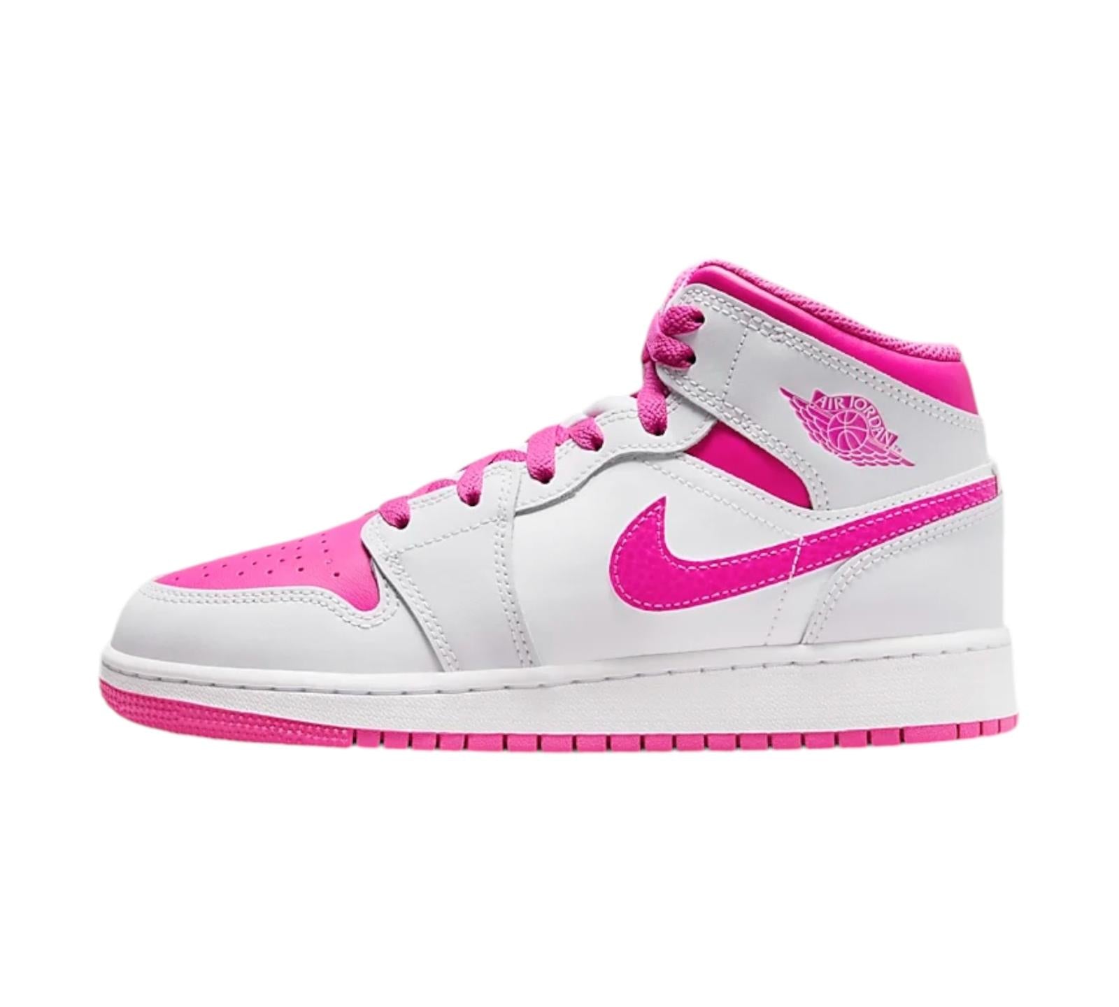 JORDAN 1 MID FIRE PINK