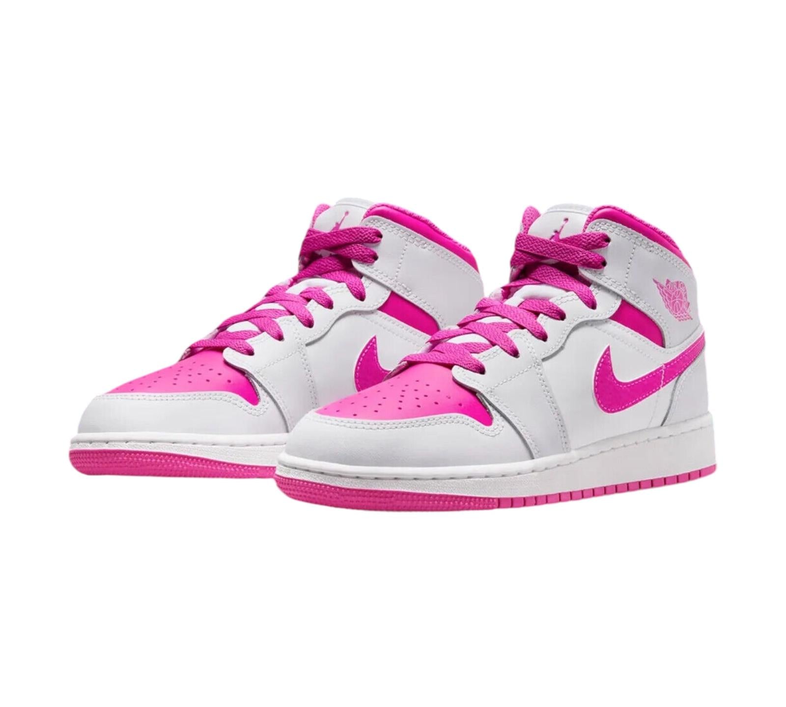JORDAN 1 MID FIRE PINK