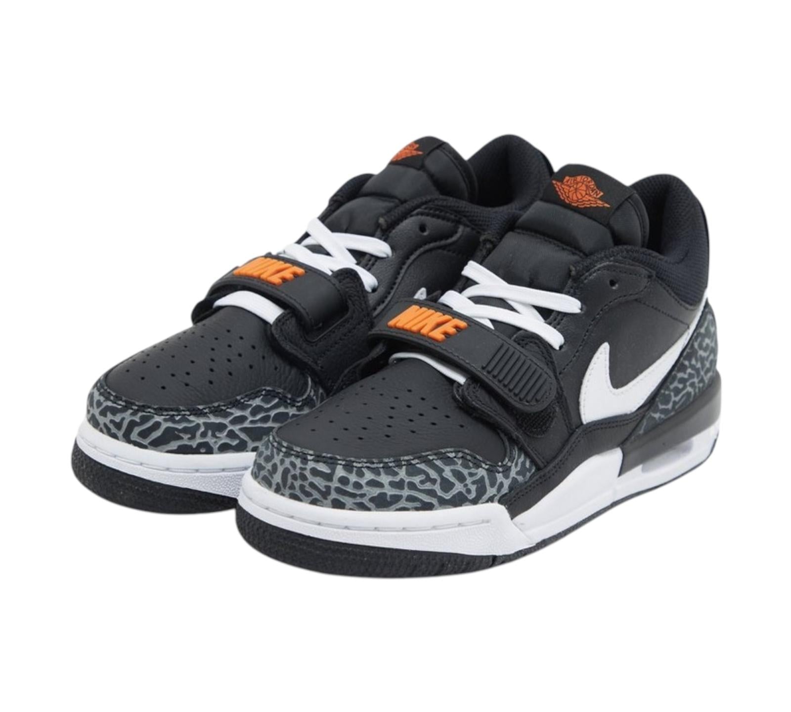 JORDAN LEGACY 312 LOW BLACK WOLF GREY SAFETY ORANGE WHITE