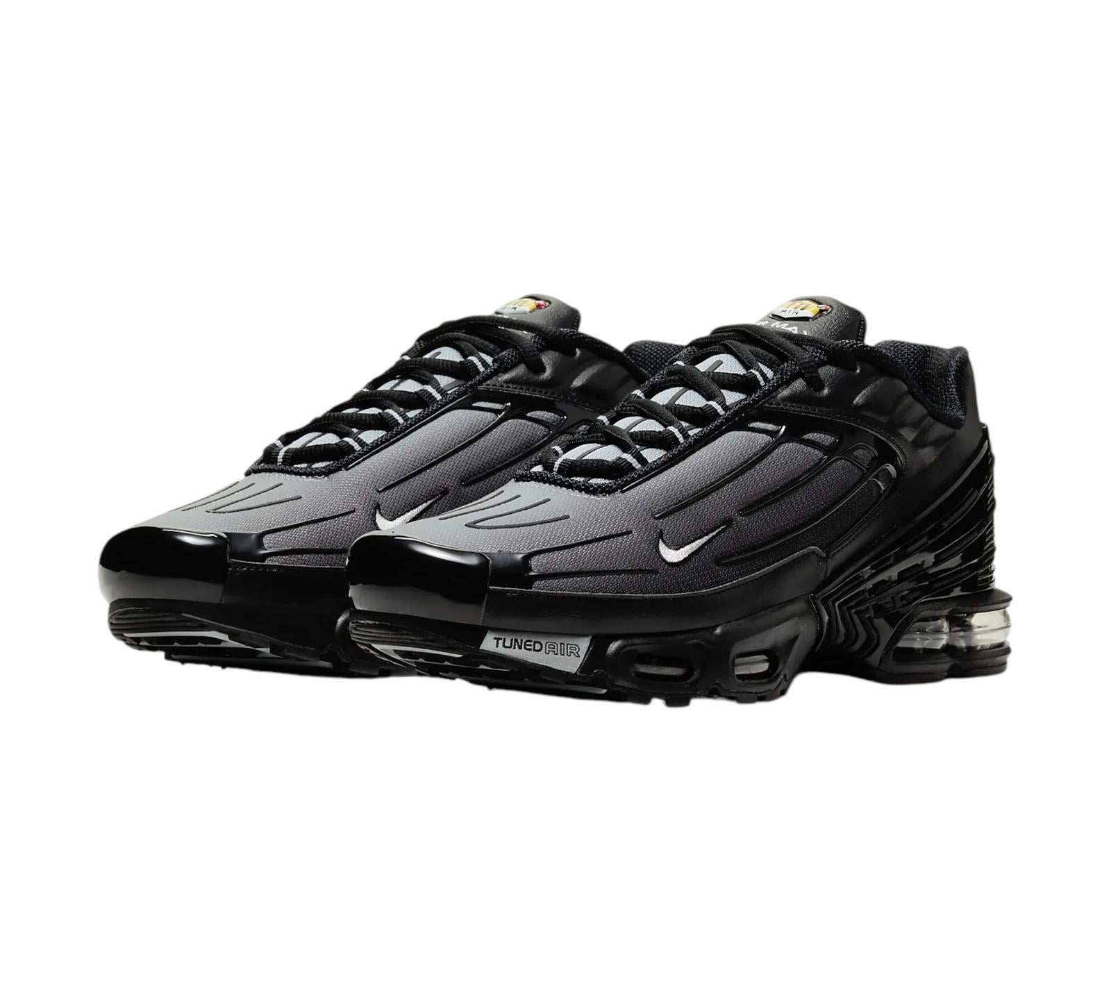 NIKE AIR MAX PLUS 3 BLACK WOLF GREY