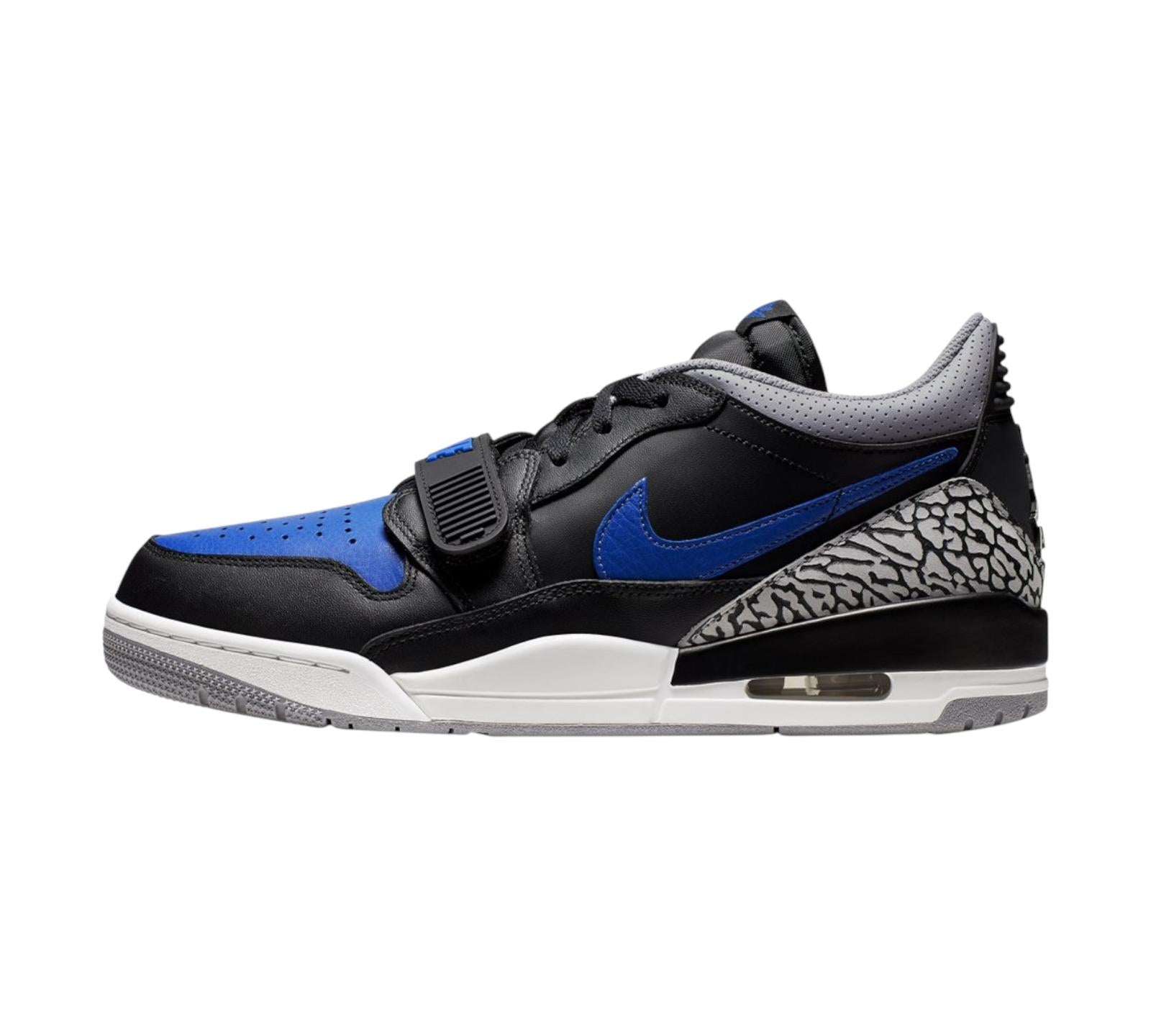 JORDAN LEGACY 312 LOW BLACK ROYAL