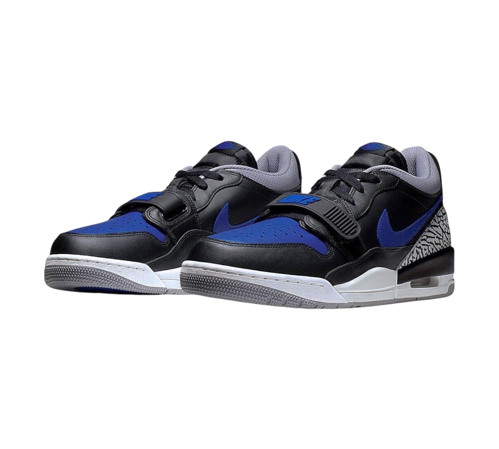 JORDAN LEGACY 312 LOW BLACK ROYAL
