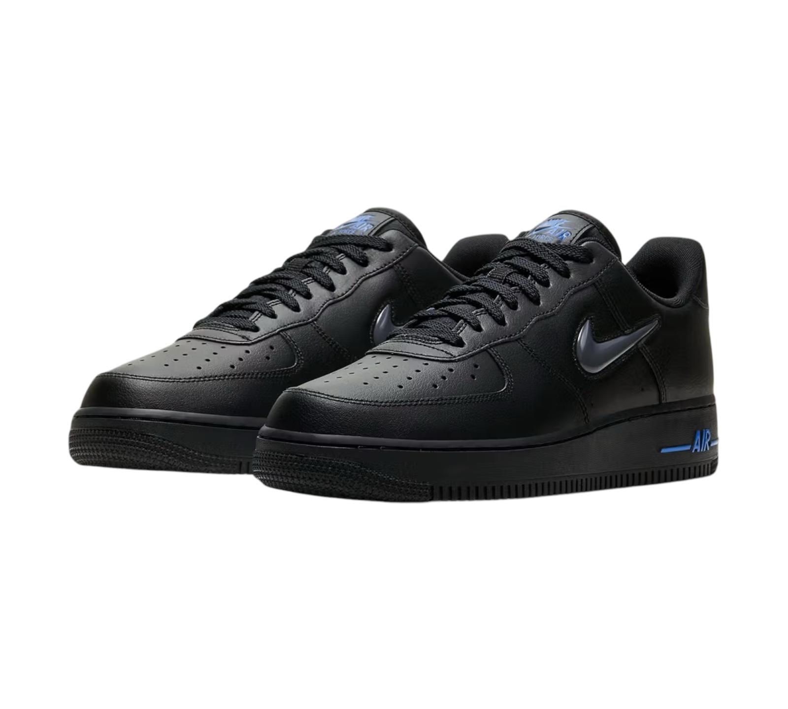 NIKE AIR FORCE 1 LOW JEWEL BLACK GREY ROYAL