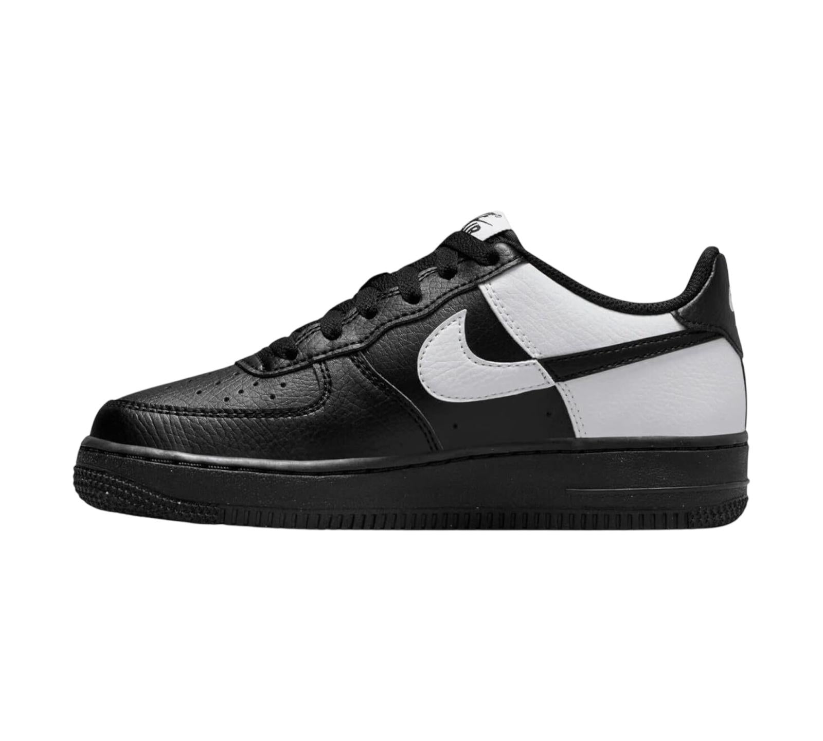 NIKE AIR FORCE 1 LOW NEXT NATURE SPLIT BLACK WHITE