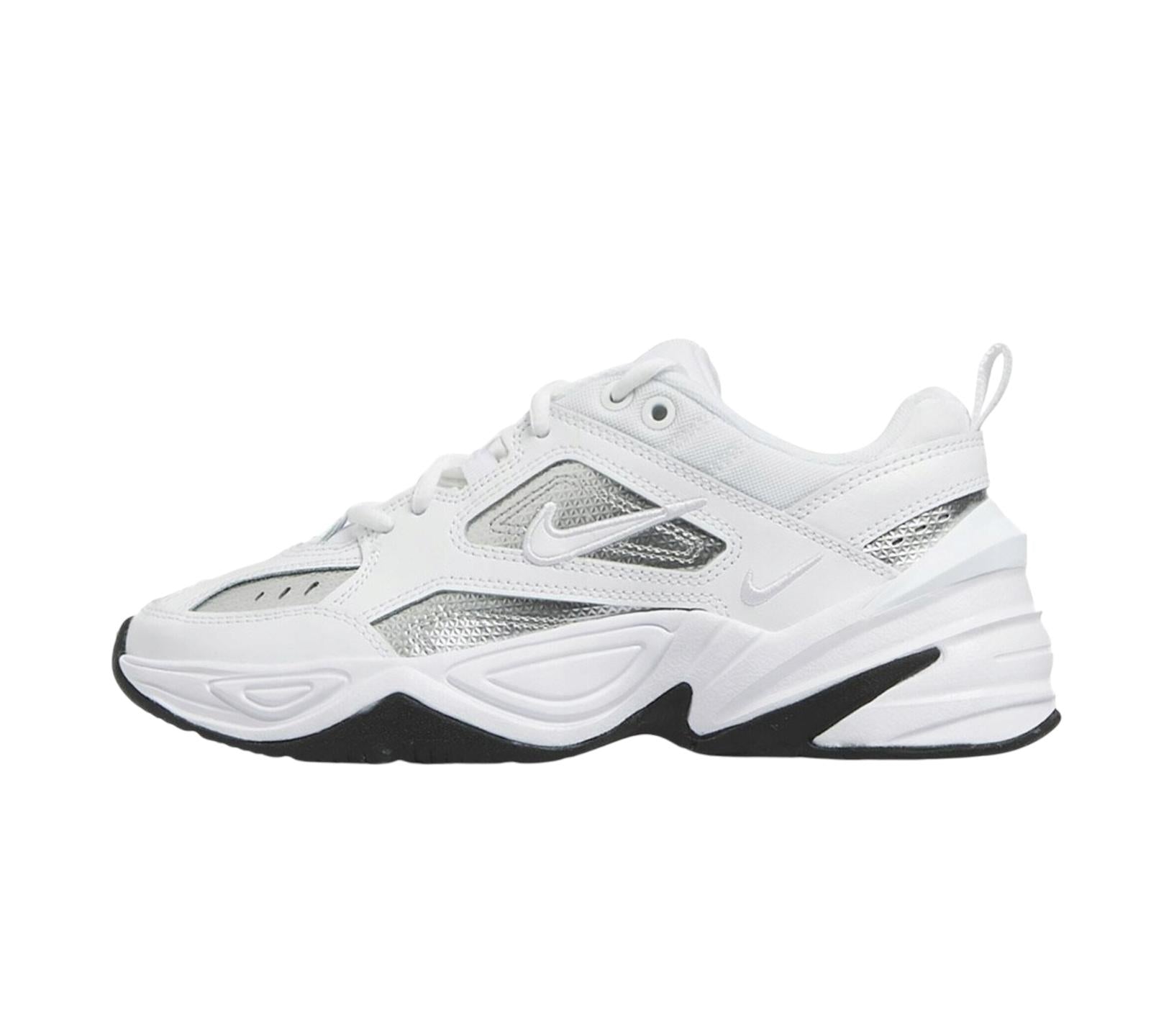 NIKE M2K TEKNO WHITE METALLIC SILVER BLACK