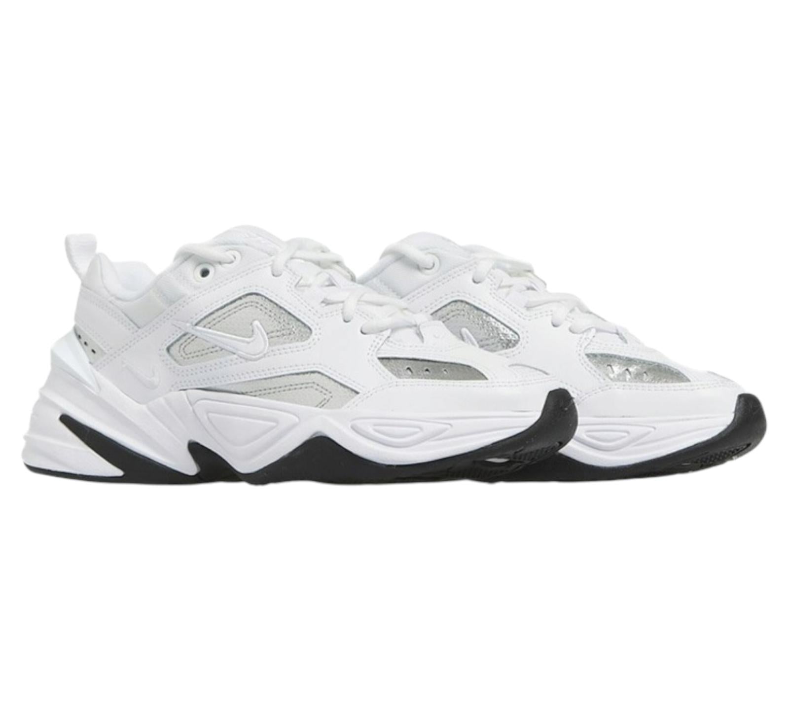 NIKE M2K TEKNO WHITE METALLIC SILVER BLACK