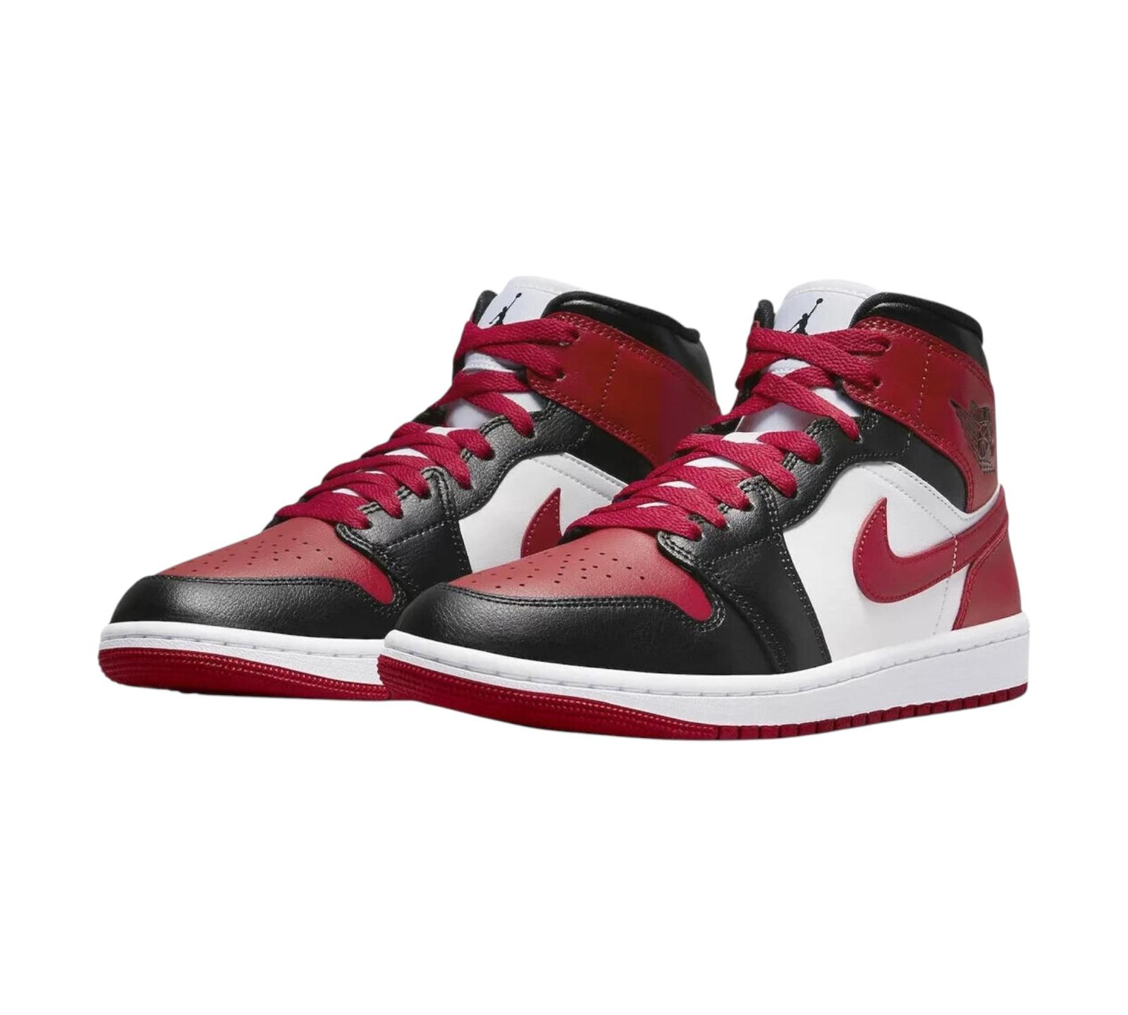JORDAN 1 MID ALTERNATE BRED TOE