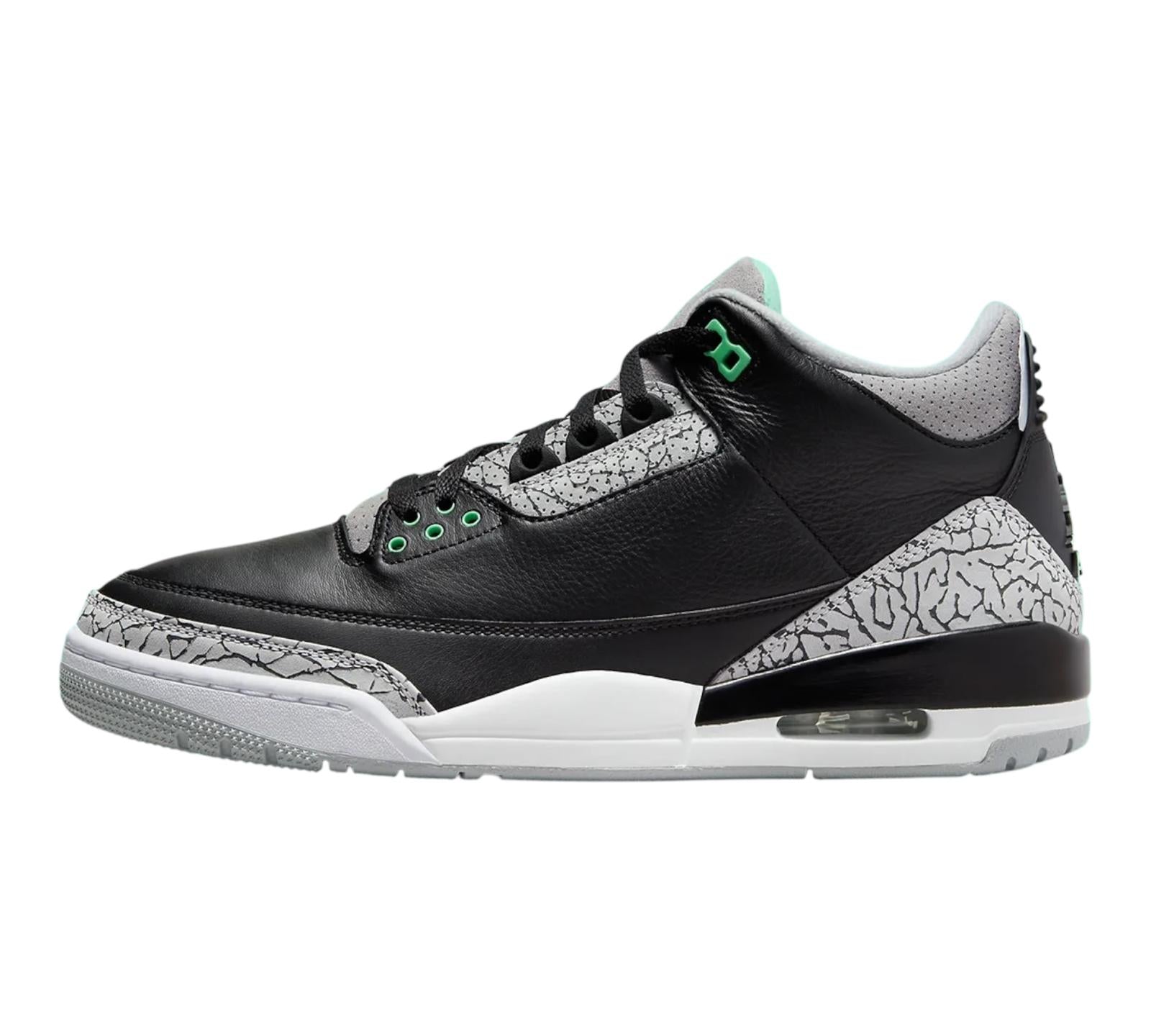 JORDAN 3 GREEN GLOW