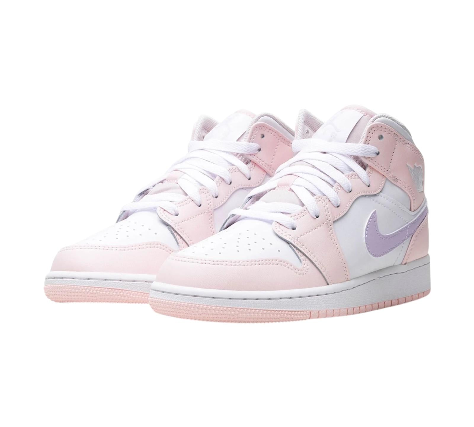 JORDAN 1 MID PINK WASH