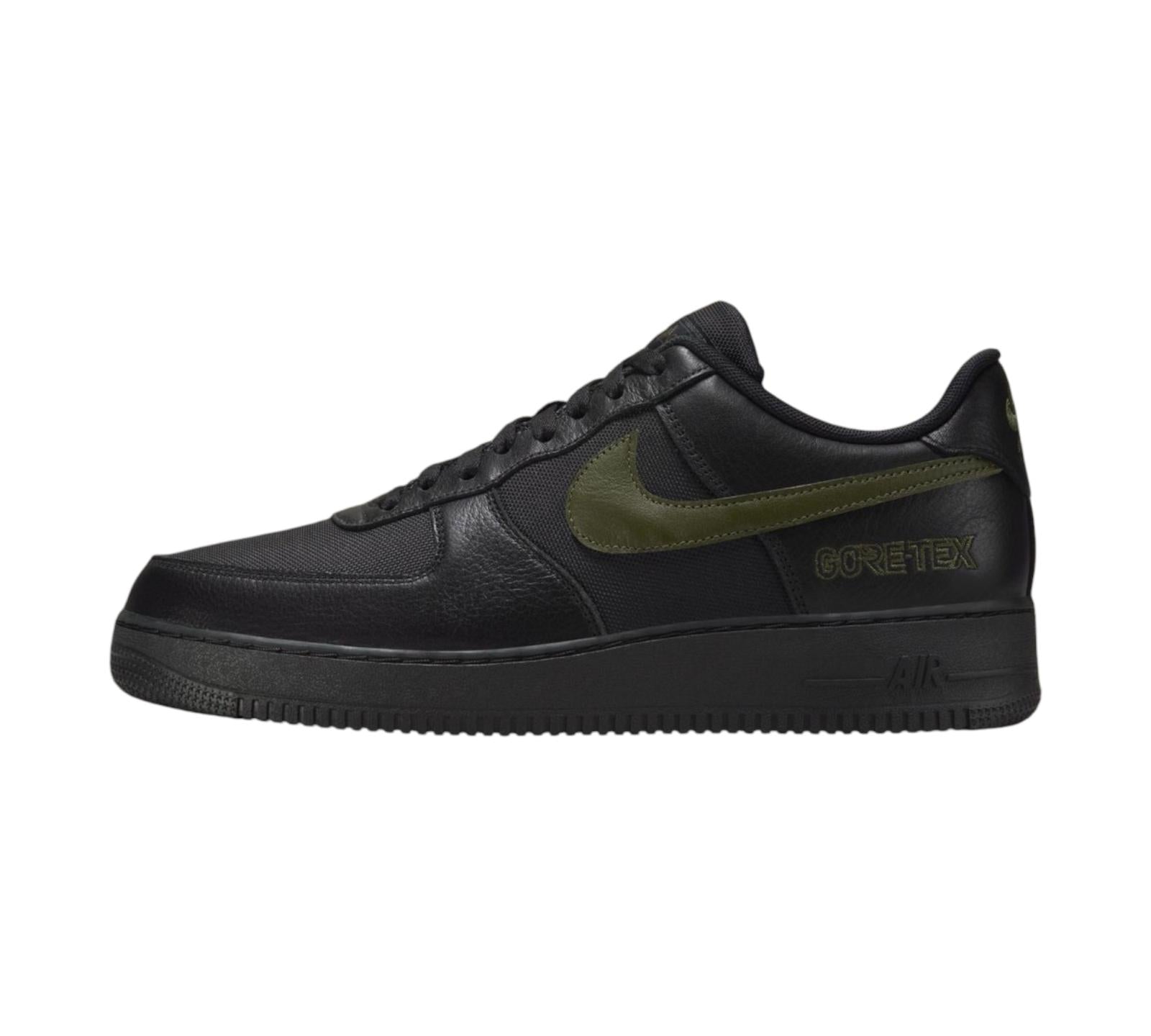 NIKE AIR FORCE 1 LOW GORE-TEX BLACK CARGO KHAKI