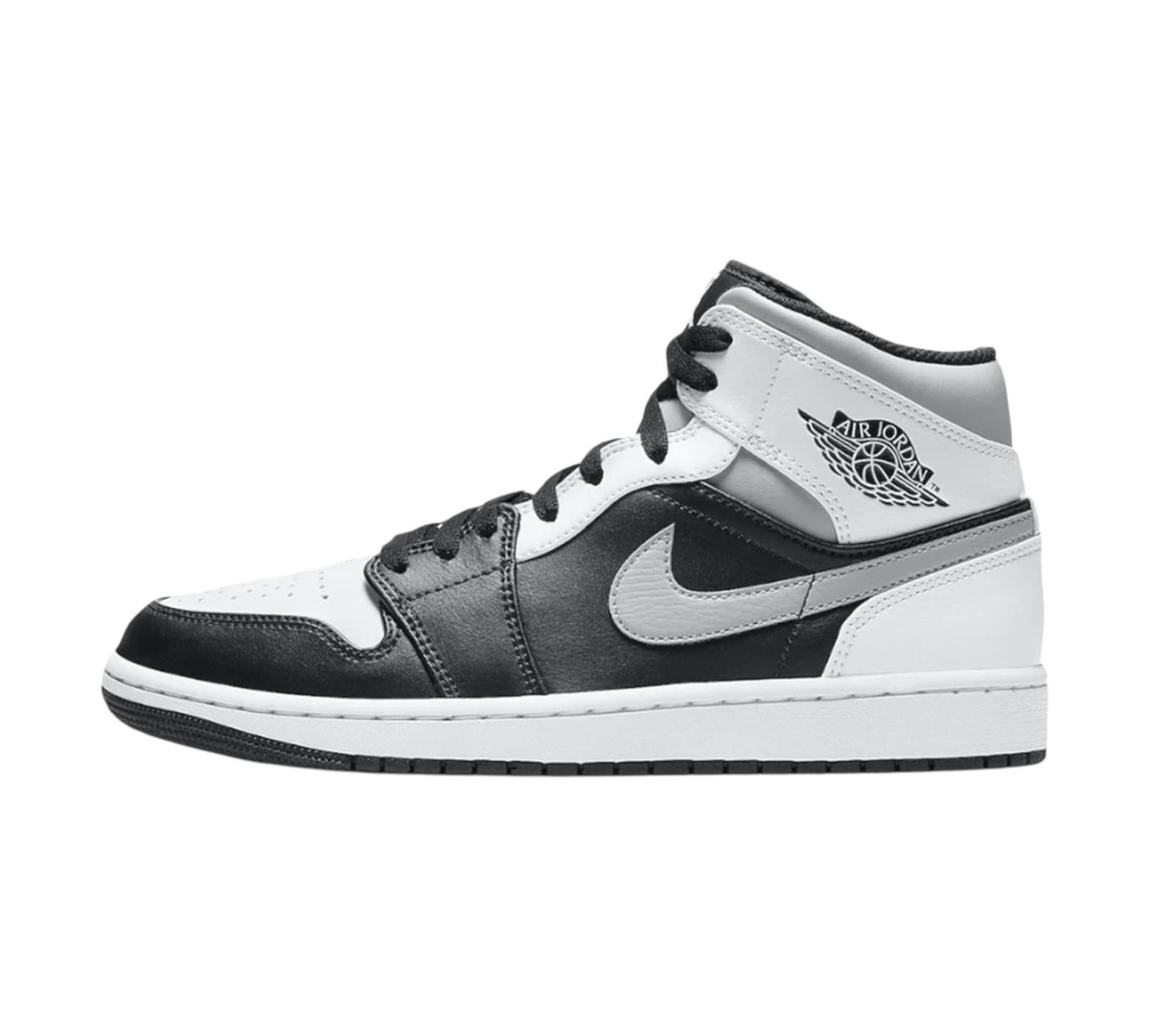 JORDAN 1 MID WHITE SHADOW