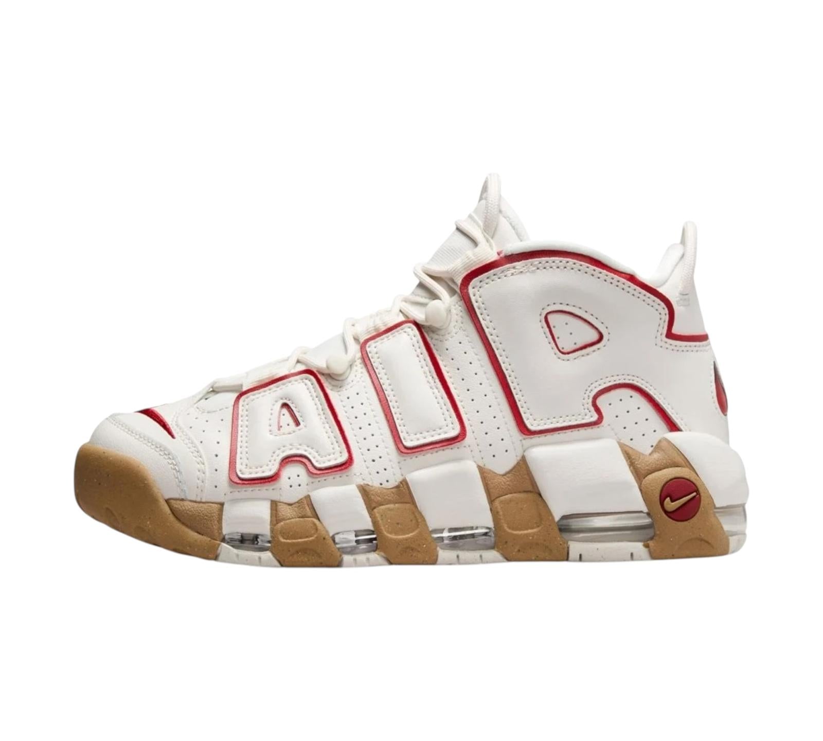 NIKE AIR MORE UPTEMPO PHANTOM GYM RED GUM