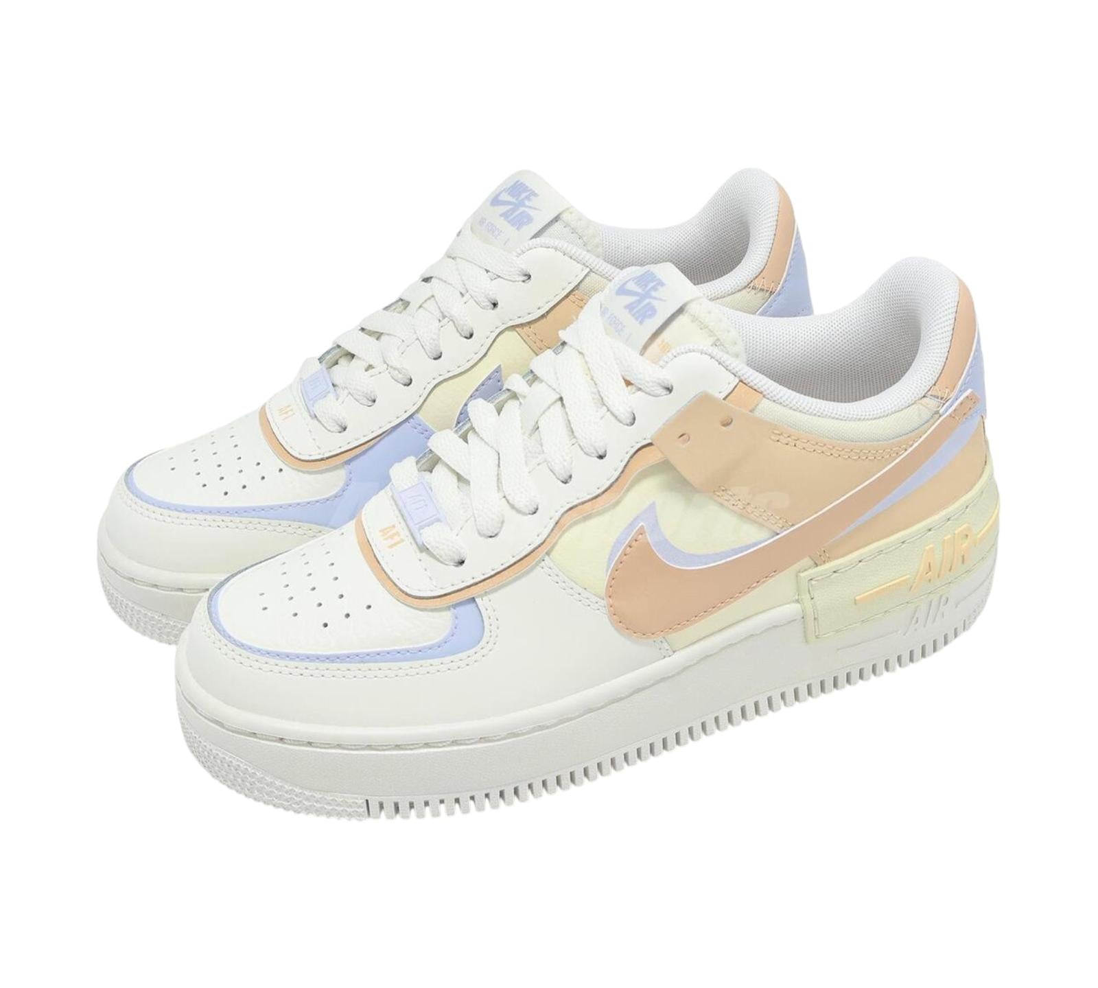 NIKE AIR FORCE 1 SHADOW SAIL GHOST PALE VANILLA WHITE ONYX