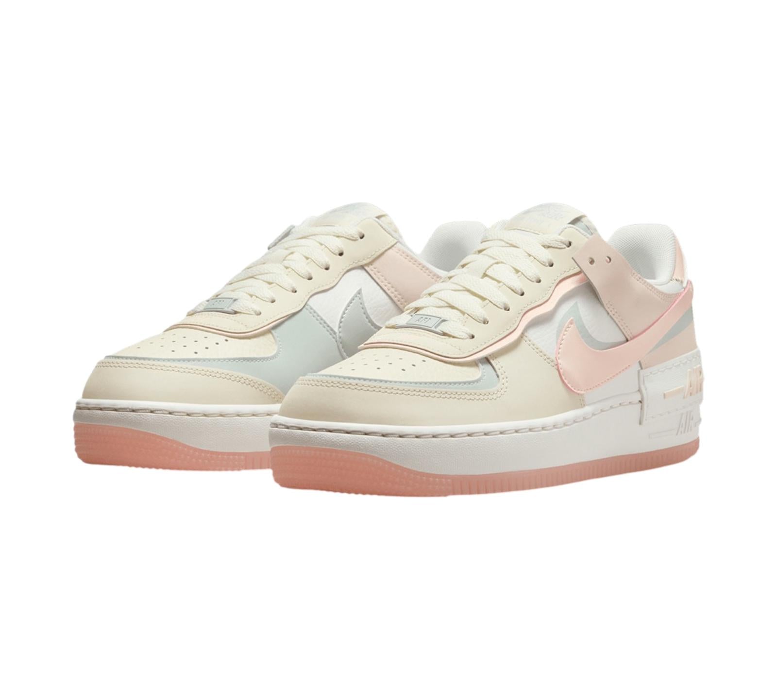 NIKE AIR FORCE 1 LOW SHADOW COCONUT MILK CRIMSON TINT