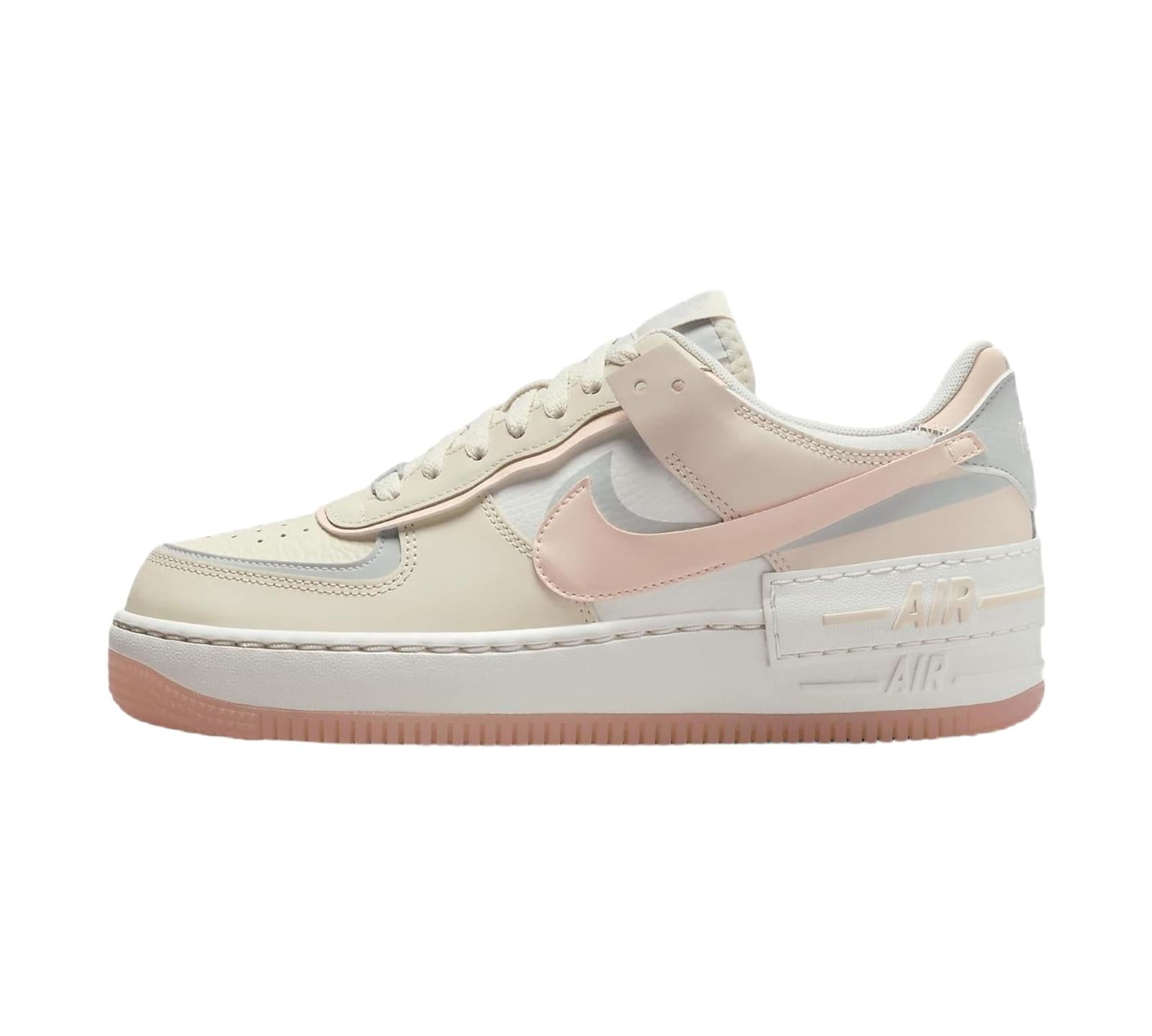 NIKE AIR FORCE 1 LOW SHADOW COCONUT MILK CRIMSON TINT