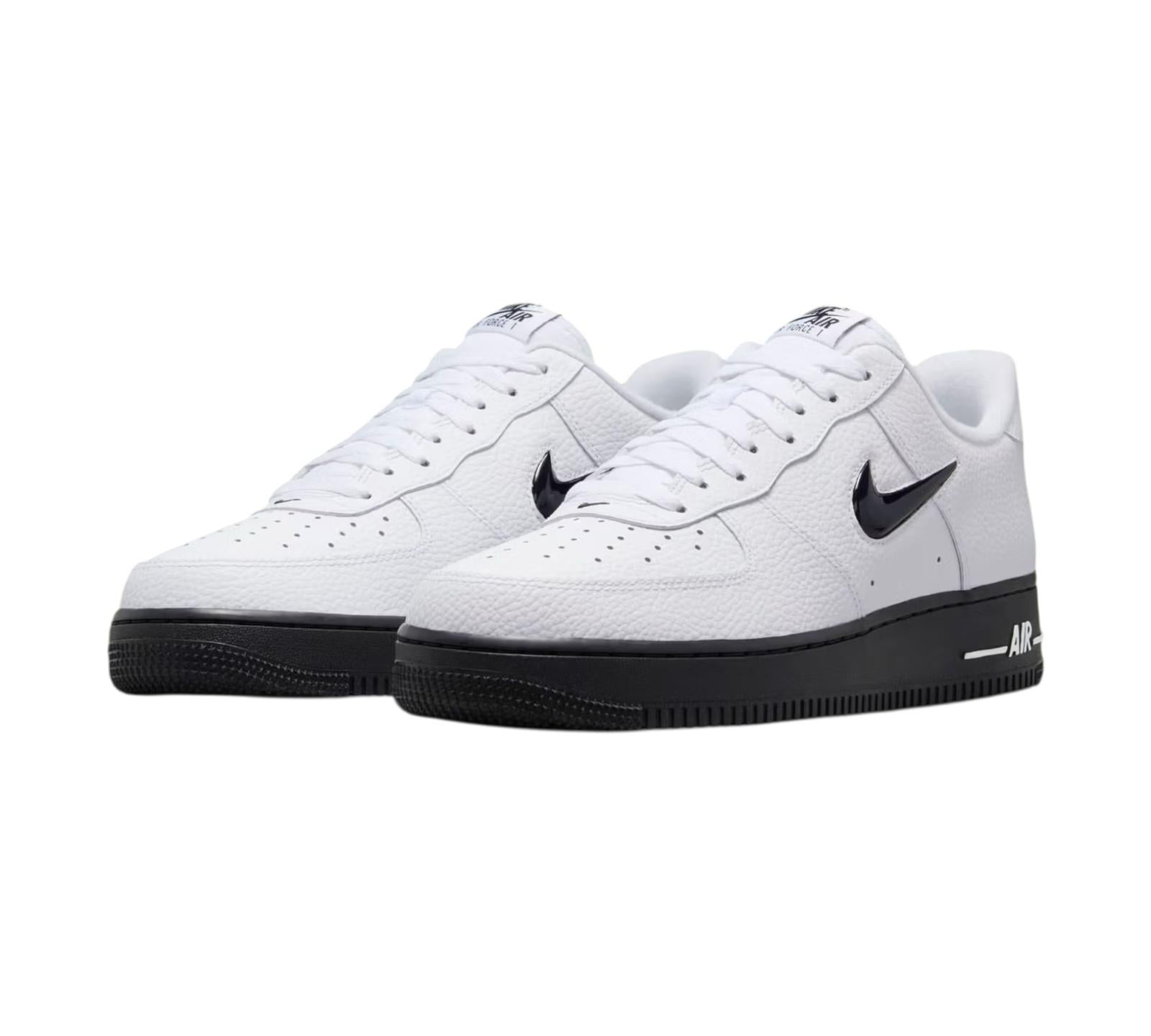 NIKE AIR FORCE 1 '07 LOW JEWEL WHITE BLACK