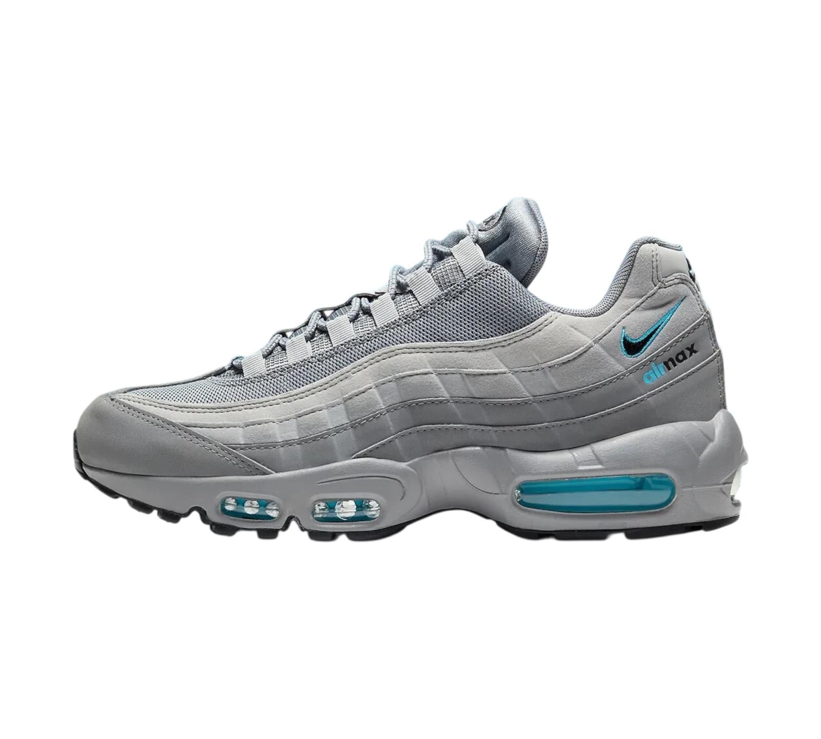 NIKE AIR MAX 95 RETRO LOGO GREY AQUA