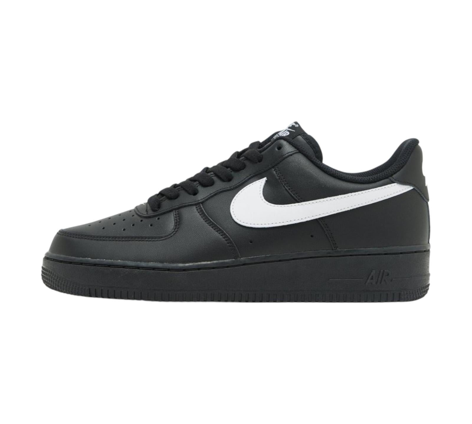 NIKE AIR FORCE 1 LOW '07 BLACK WHITE