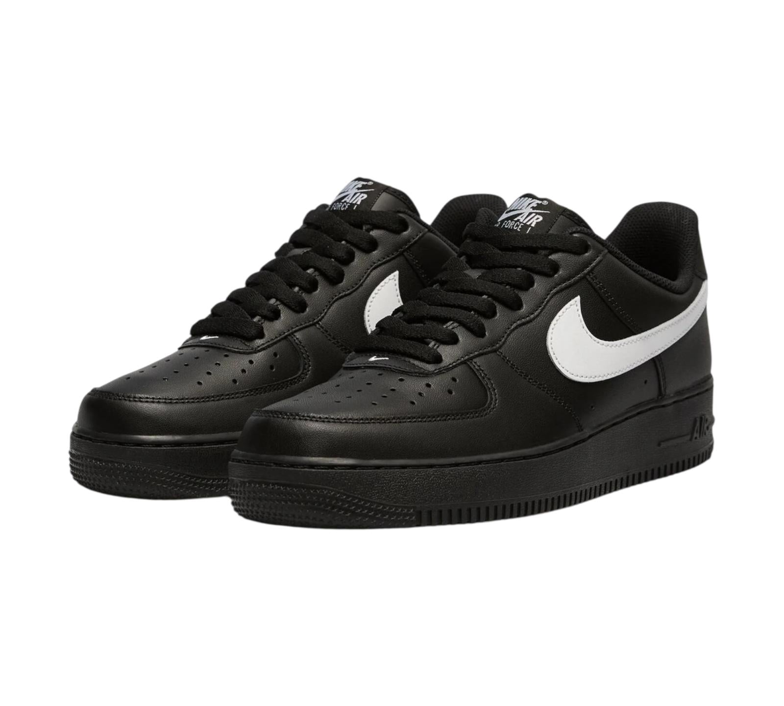 NIKE AIR FORCE 1 LOW '07 BLACK WHITE