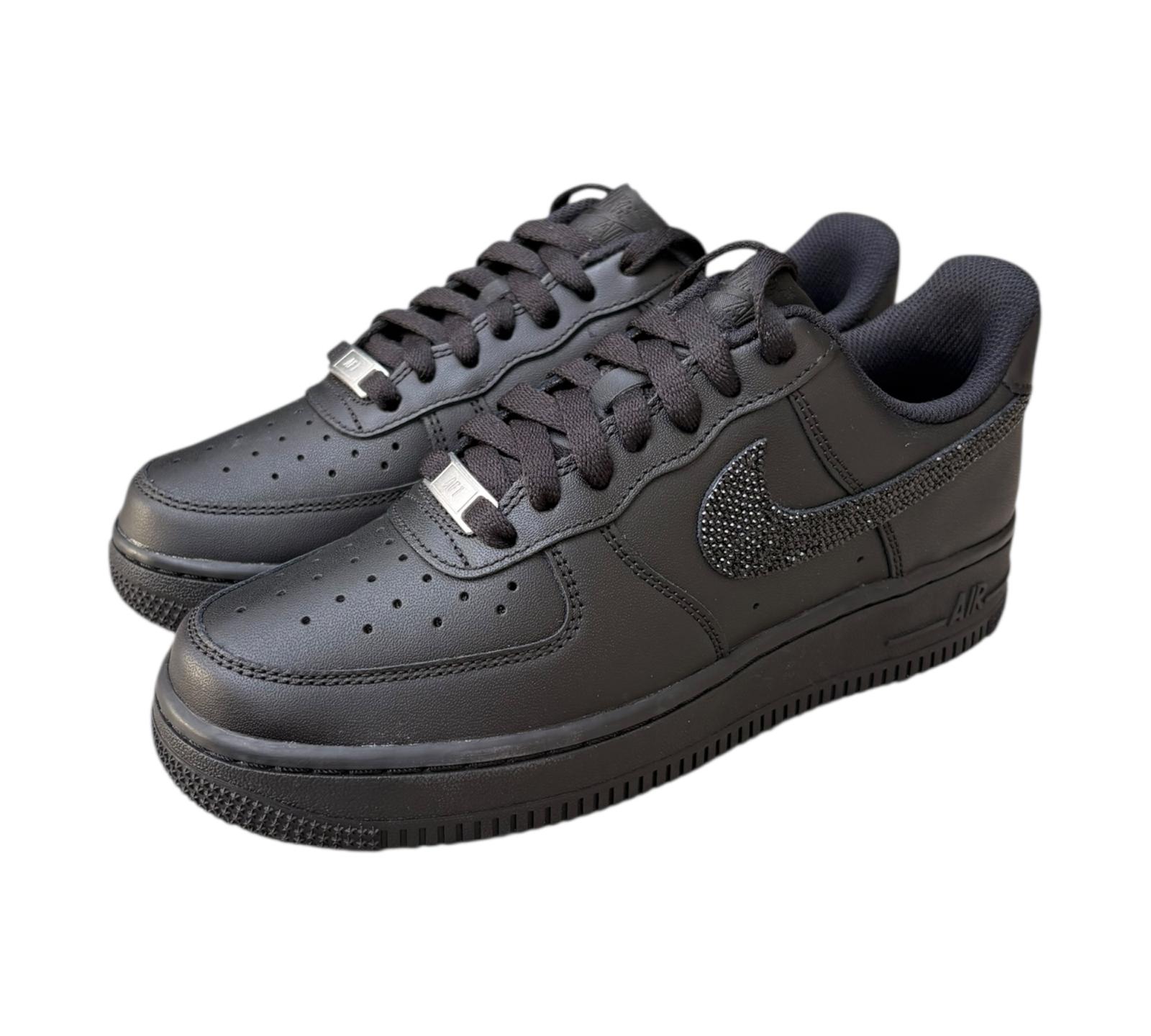 NIKE AIR FORCE 1 LOW 07 BLACK CSILLÁM CUSTOM