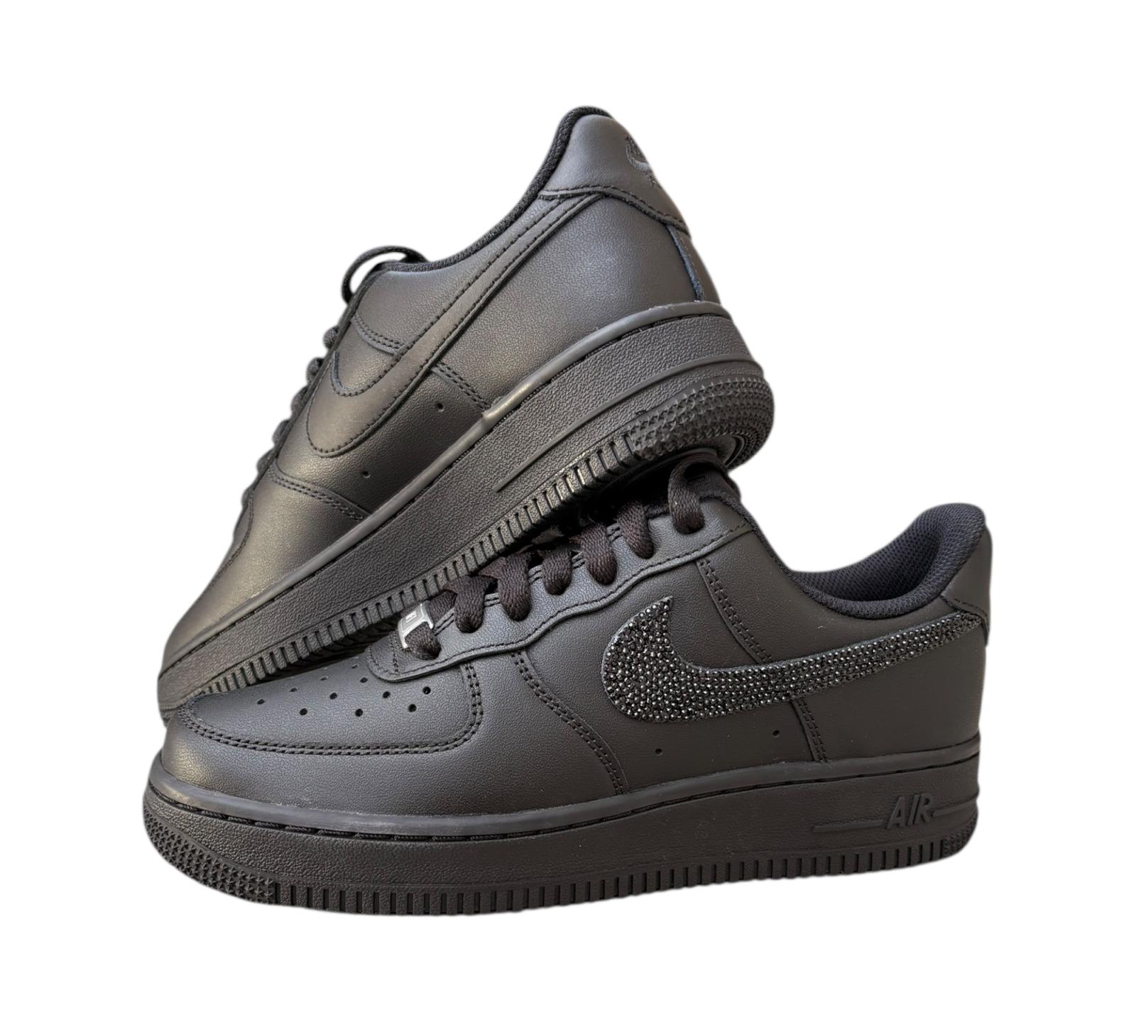 NIKE AIR FORCE 1 LOW 07 BLACK CSILLÁM CUSTOM