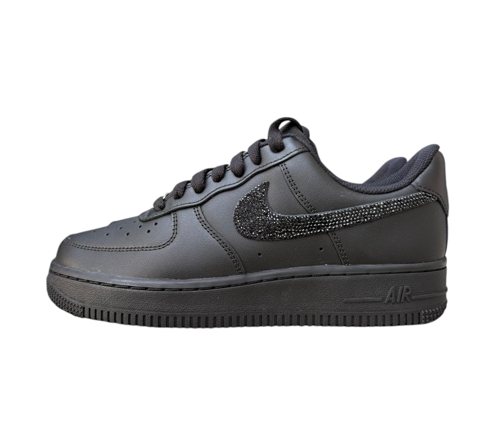NIKE AIR FORCE 1 LOW 07 BLACK CSILLÁM CUSTOM