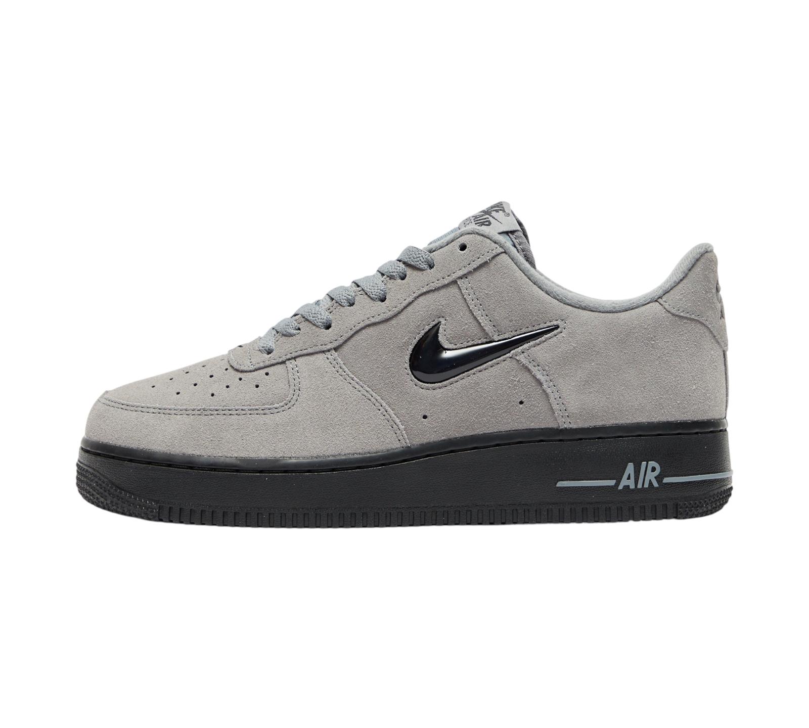 NIKE AIR FORCE '07 LOW JEWEL COOL GREY BLACK